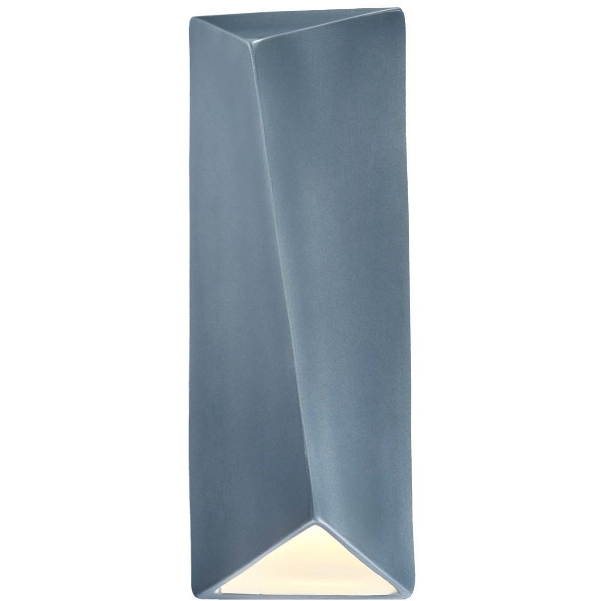 Ambiance Collection LED 22 inch Matte White/Champagne Gold Outdoor Wall Sconce