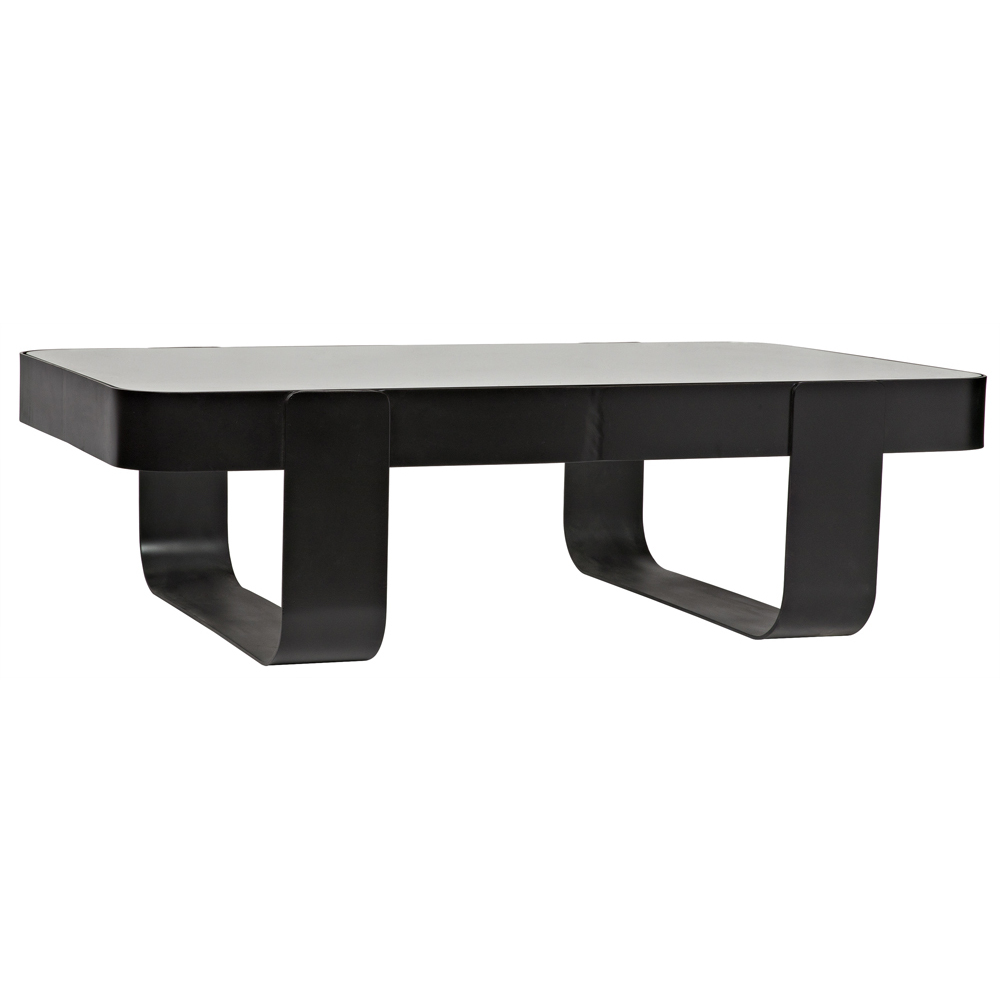 Marshall 62 X 34.5 inch Matte Black Coffee Table