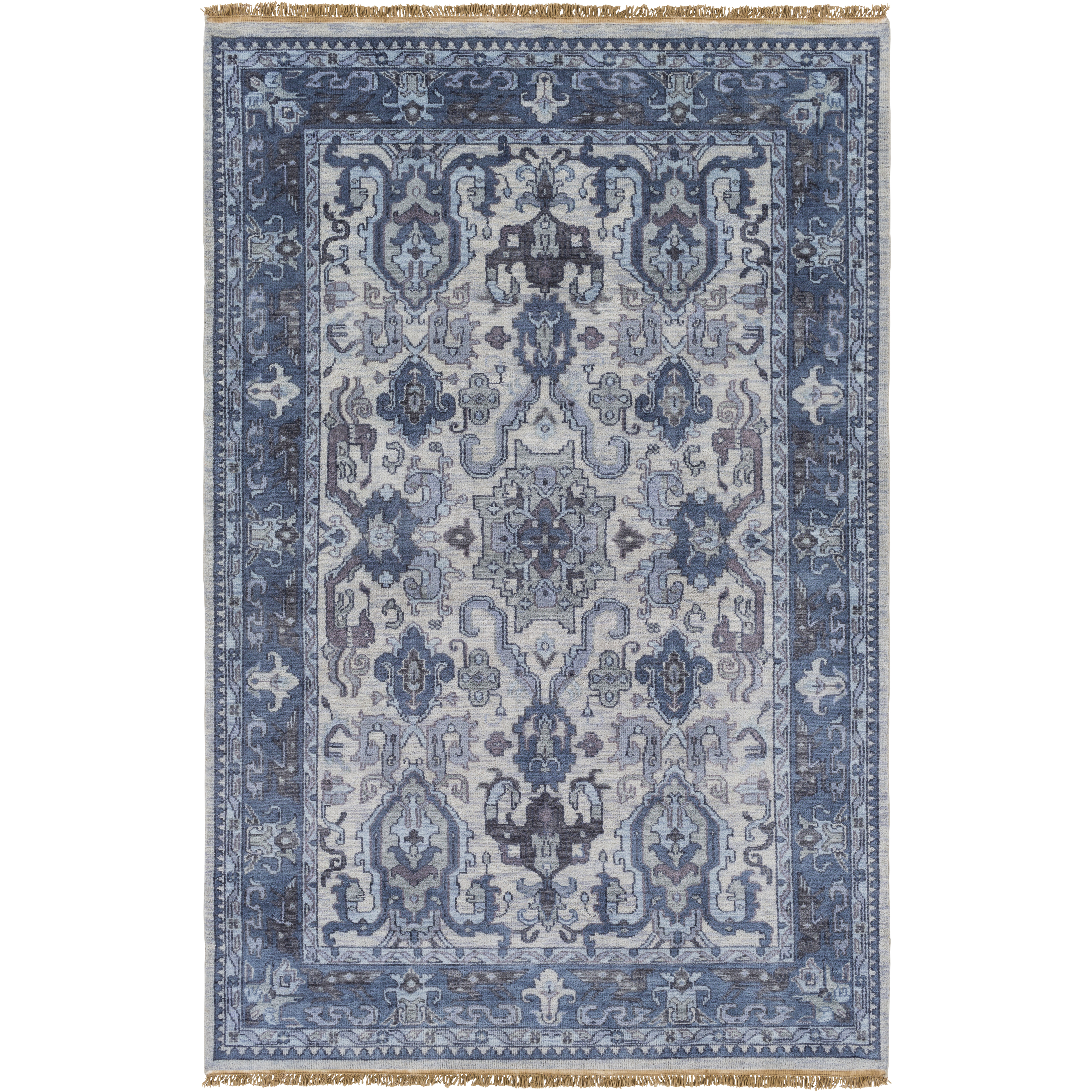 Zeus 102 X 66 inch Denim Rug in 6 X 9, Rectangle