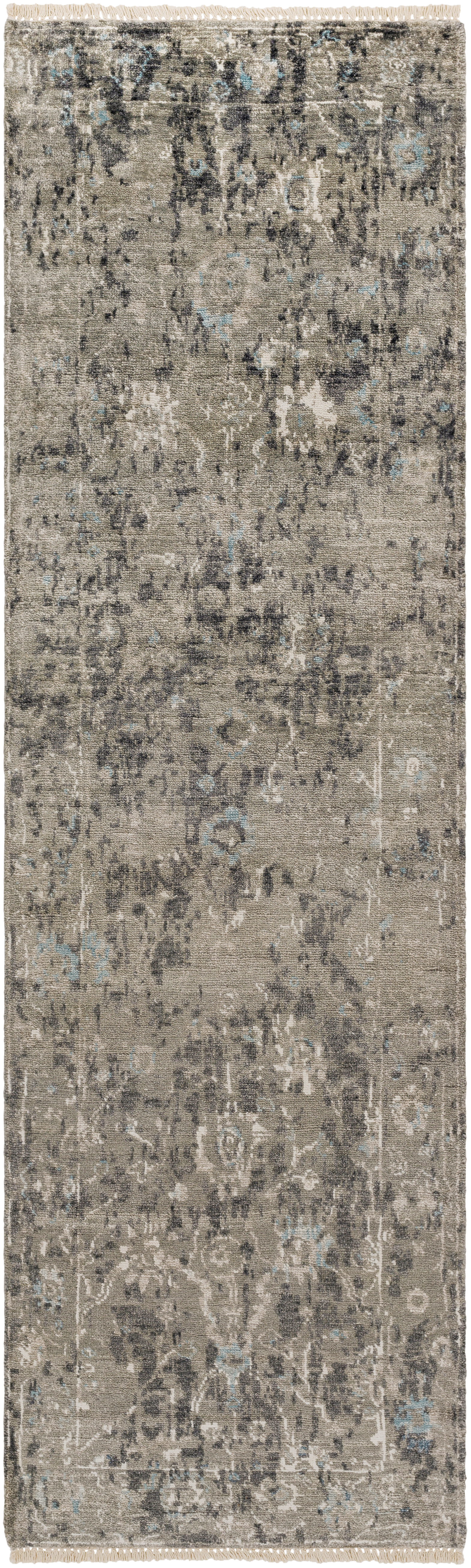 Theodora 96 X 30 inch Charcoal Rug, Runner