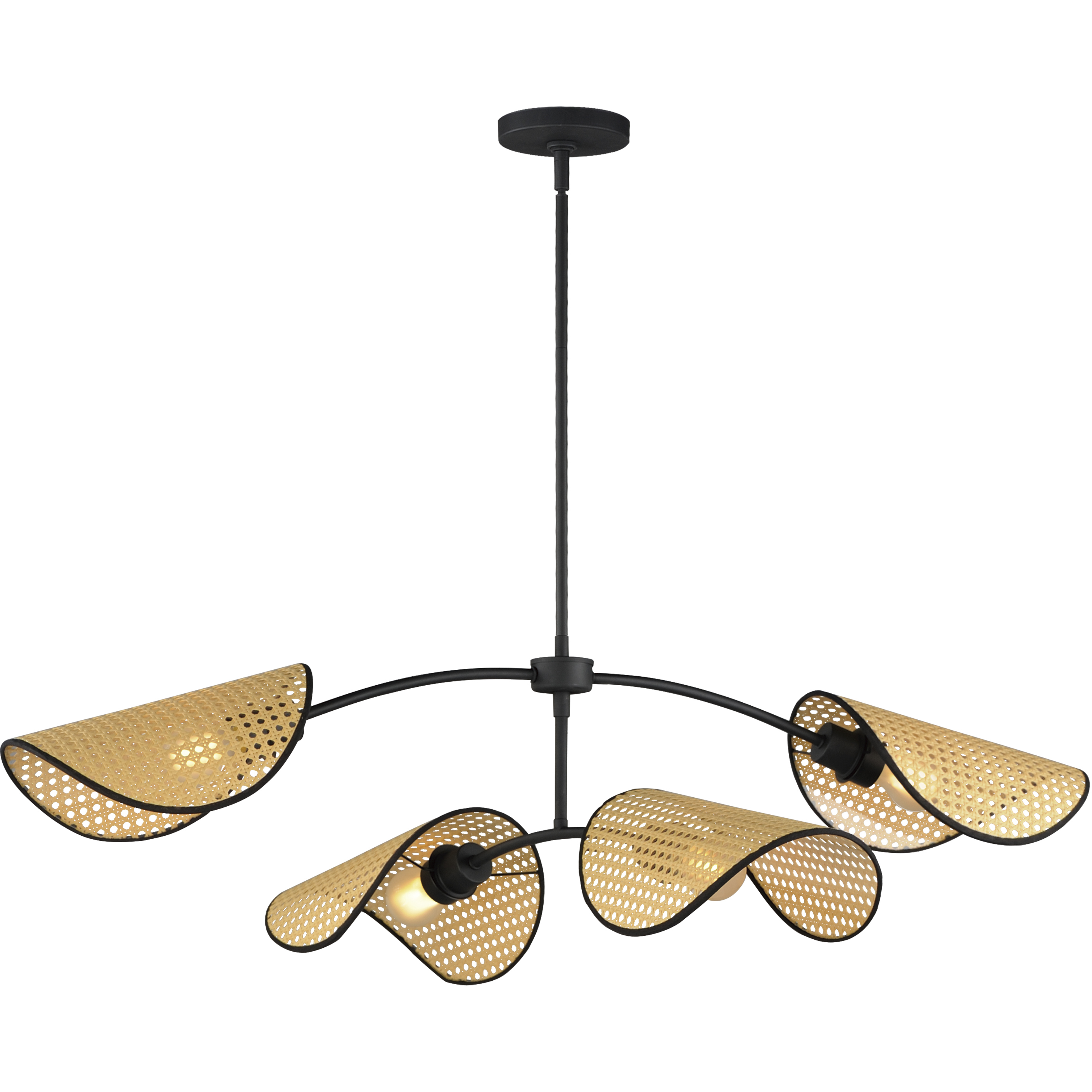 Bonnet 4 Light 9 inch Black Multi-Light Pendant Ceiling Light