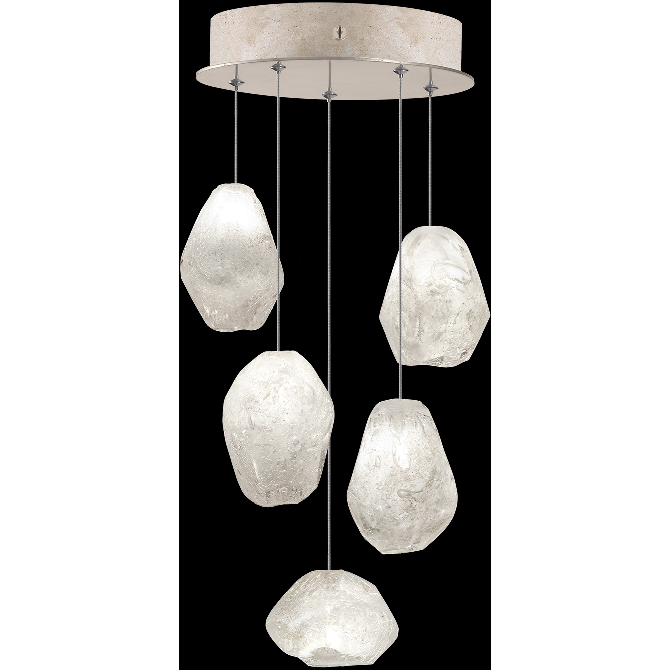 Natural Inspirations 5 Light 12 inch Gold Pendant Ceiling Light