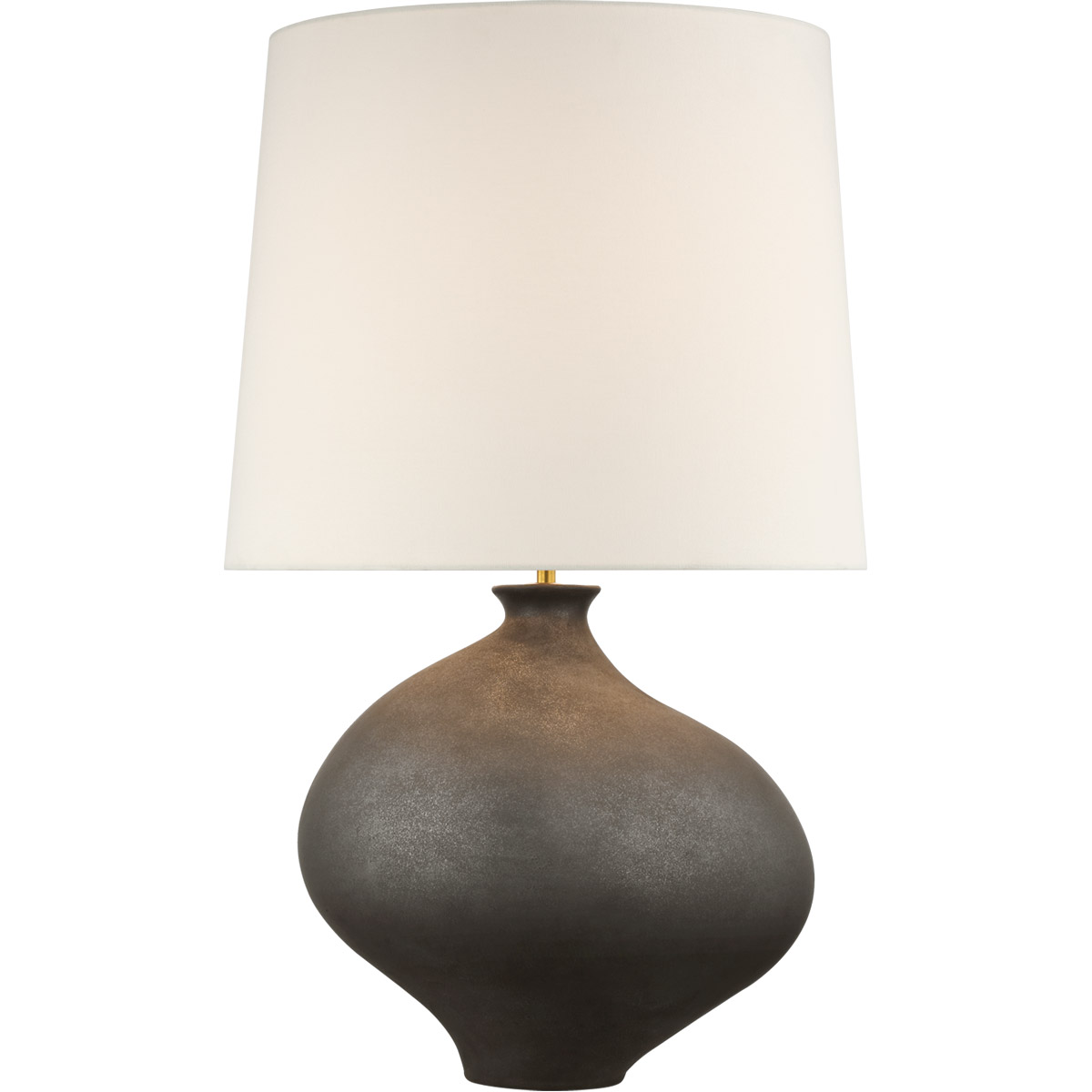 AERIN Celia 28.75 inch 15 watt Stained Black Metallic Left Table Lamp Portable Light, Large