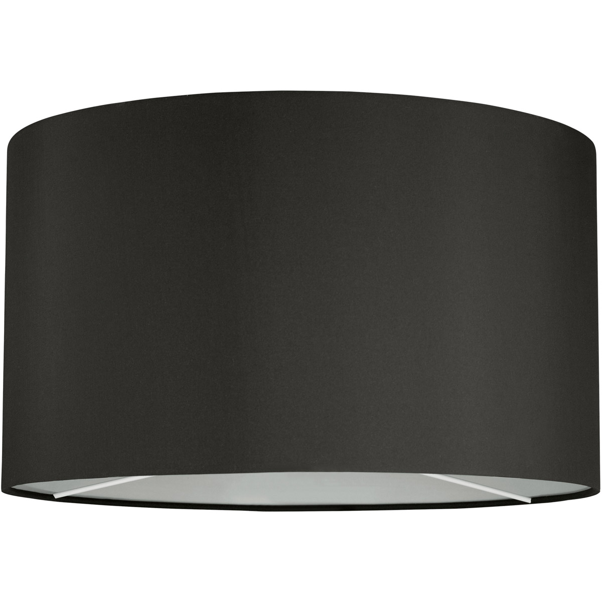 Santander Black and White 15 inch Floor Lamp Shade