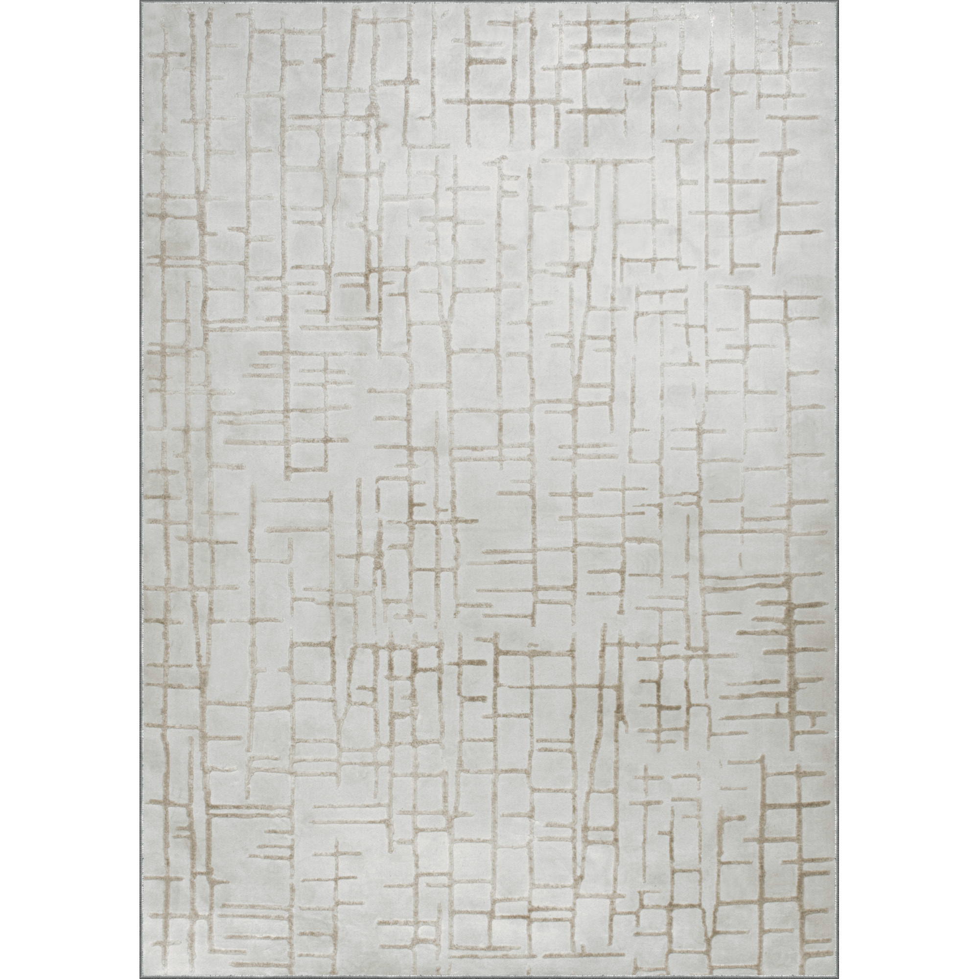 Ariella 120.1 X 120.1 inch Grey and Beige Indoor Rug, Small