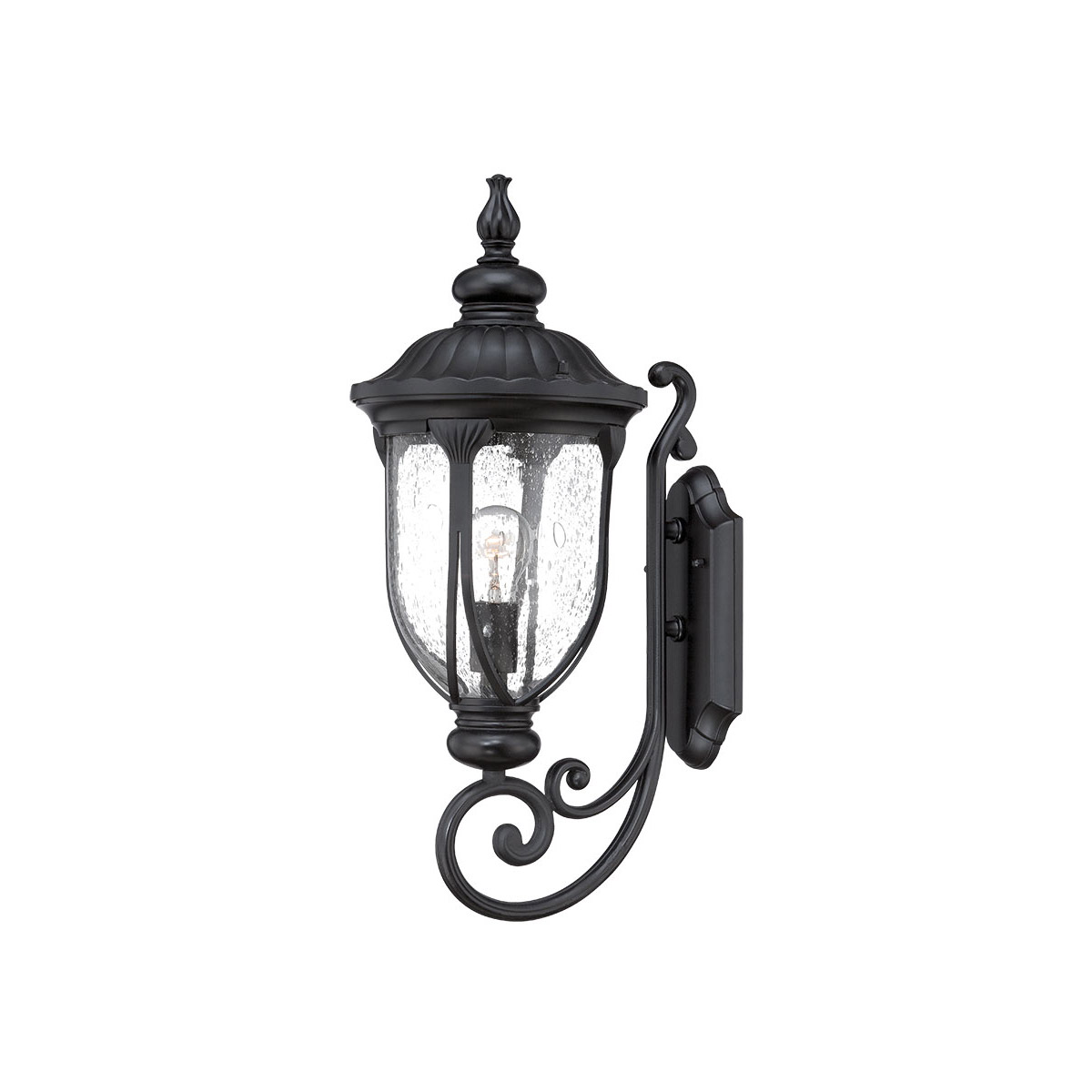 Laurens 1 Light 23 inch Matte Black Exterior Wall Mount