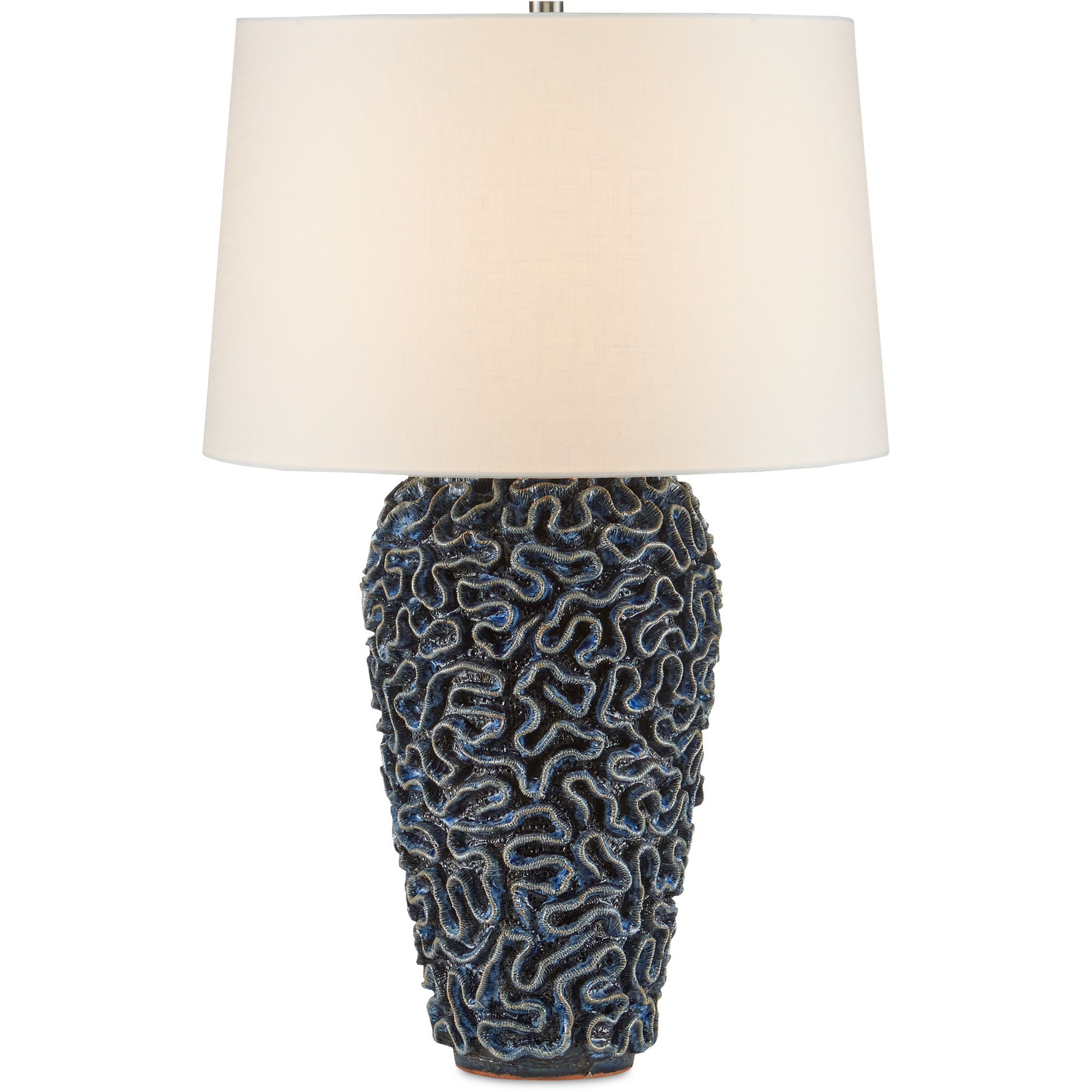 Milos 29.5 inch 150 watt Blue Table Lamp Portable Light