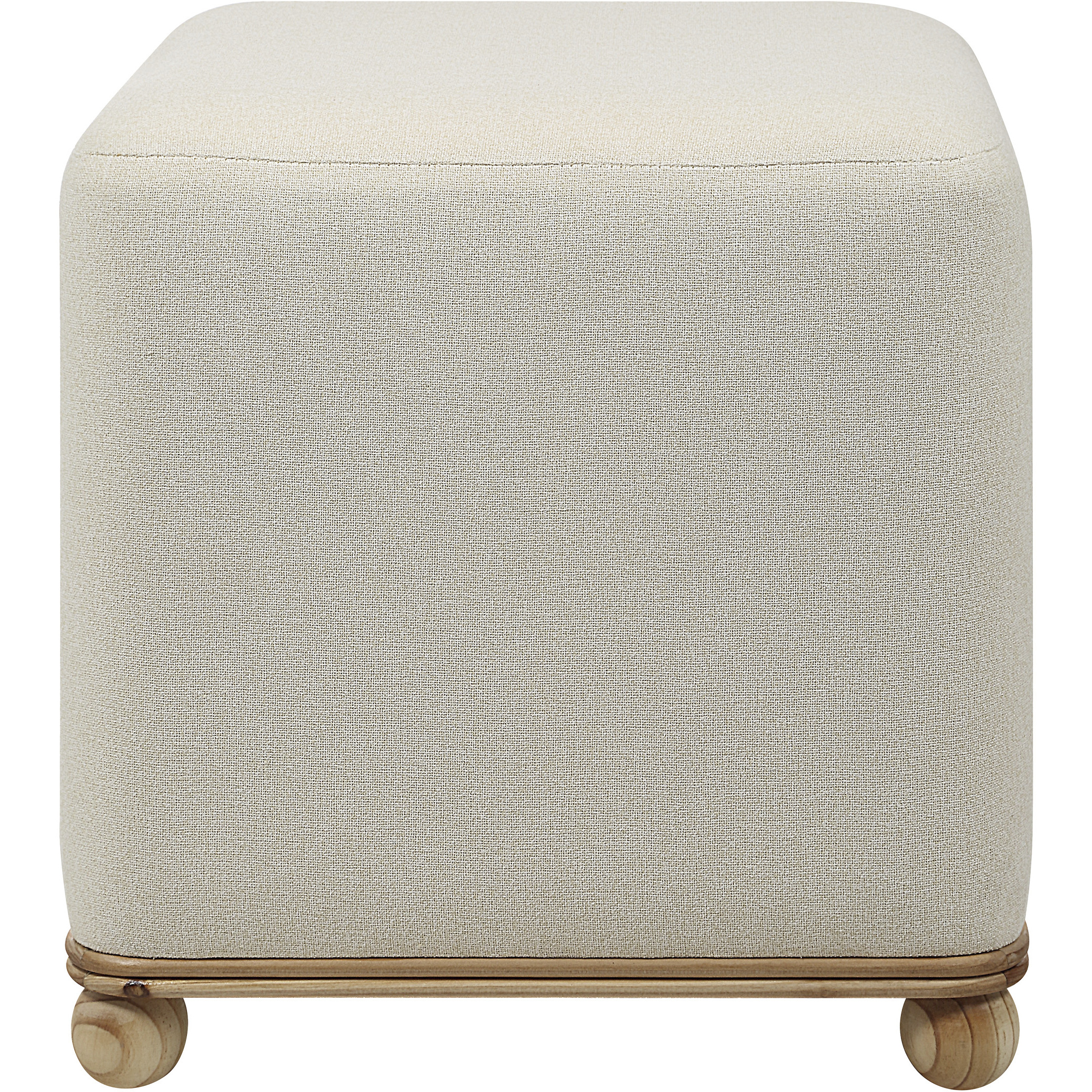 Sines 19 inch Natural and Light Oak Ottoman