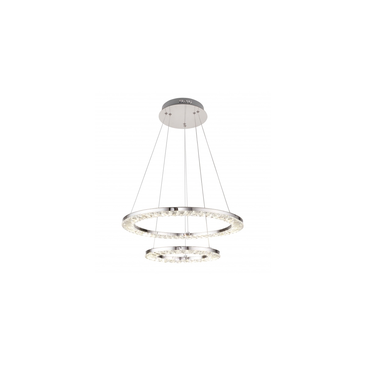 Canada LED 19.6 inch Chrome Pendant Ceiling Light