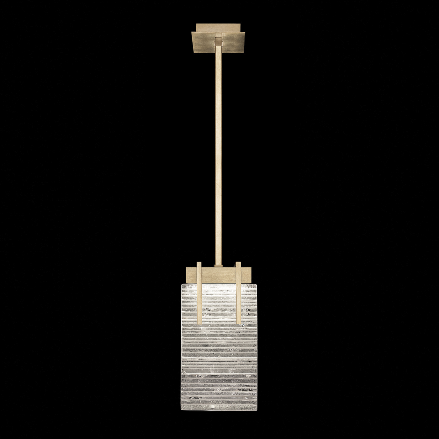 Terra 2 Light 7.75 inch Gold Pendant Ceiling Light