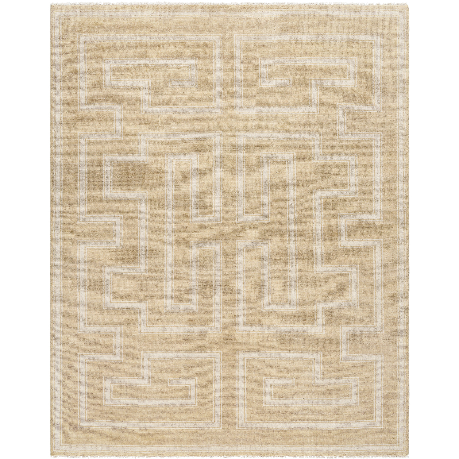 Riviera 36 X 24 inch Natural / Khaki / Desert Tan Handmade Rug in 2 x 3