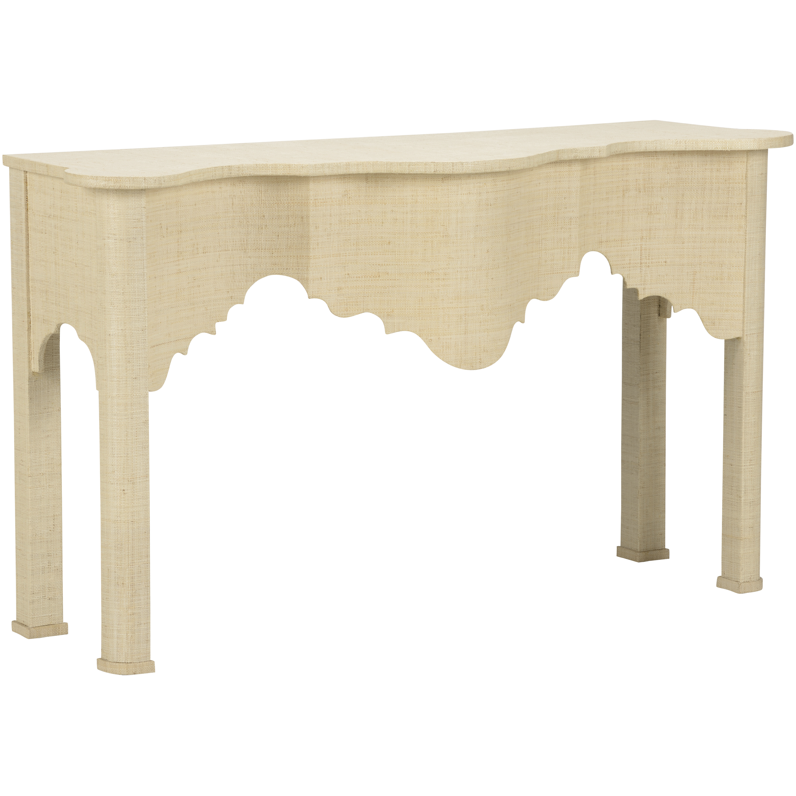 Kensington 58 inch White/Cream Console Table