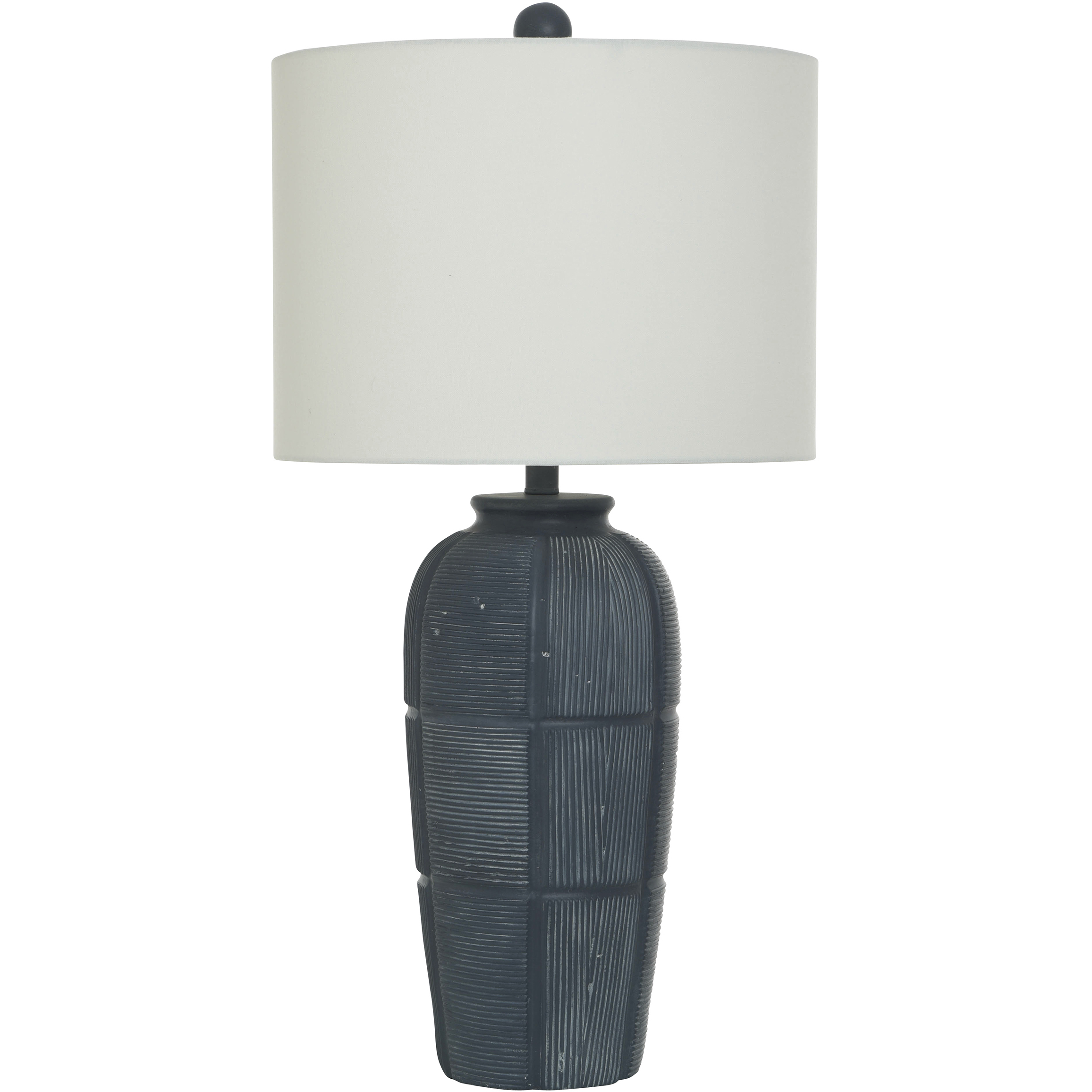 Ida 31 inch 100.00 watt Indore Charcoal Table Lamp Portable Light