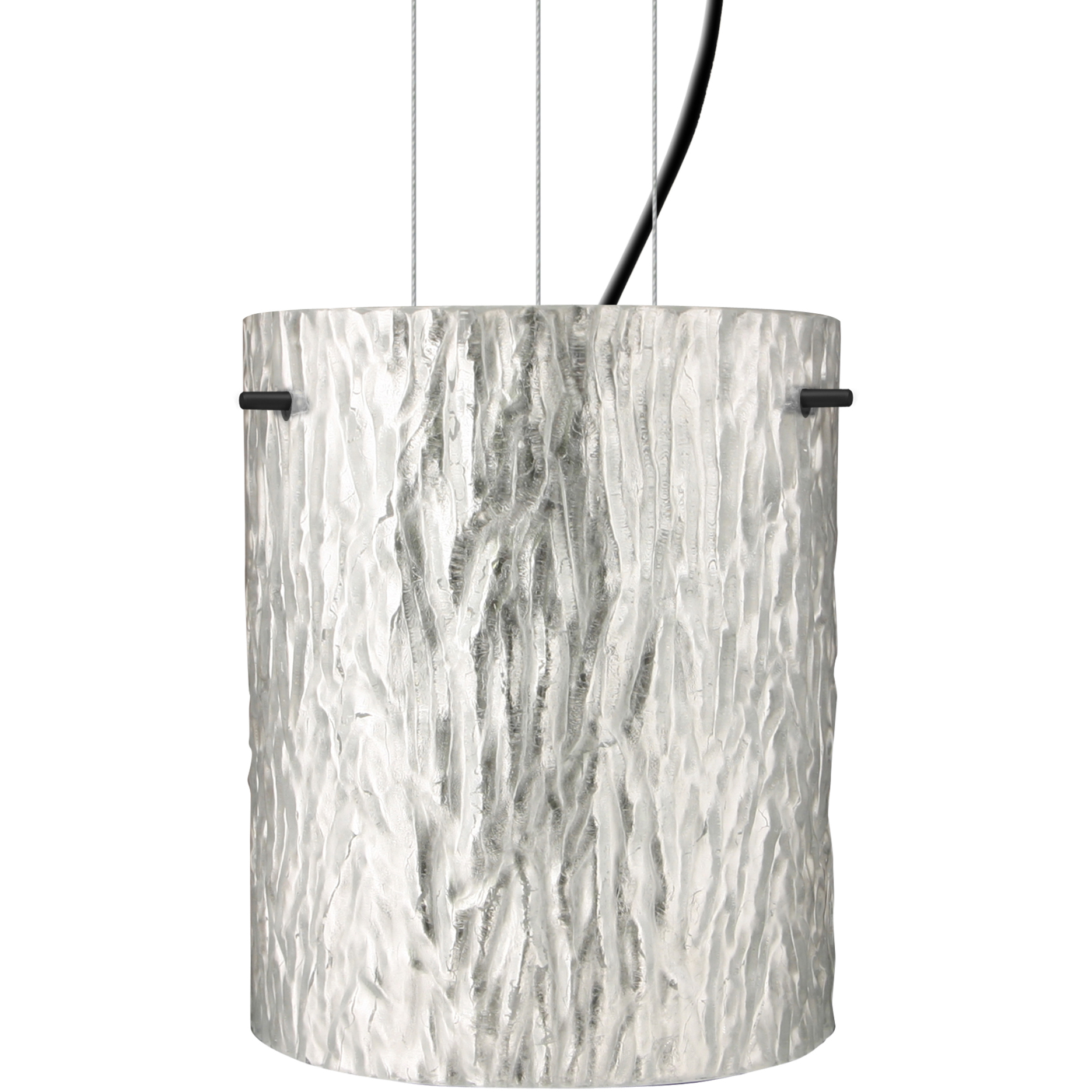 Tamburo 8 LED Black Cable Pendant Ceiling Light
