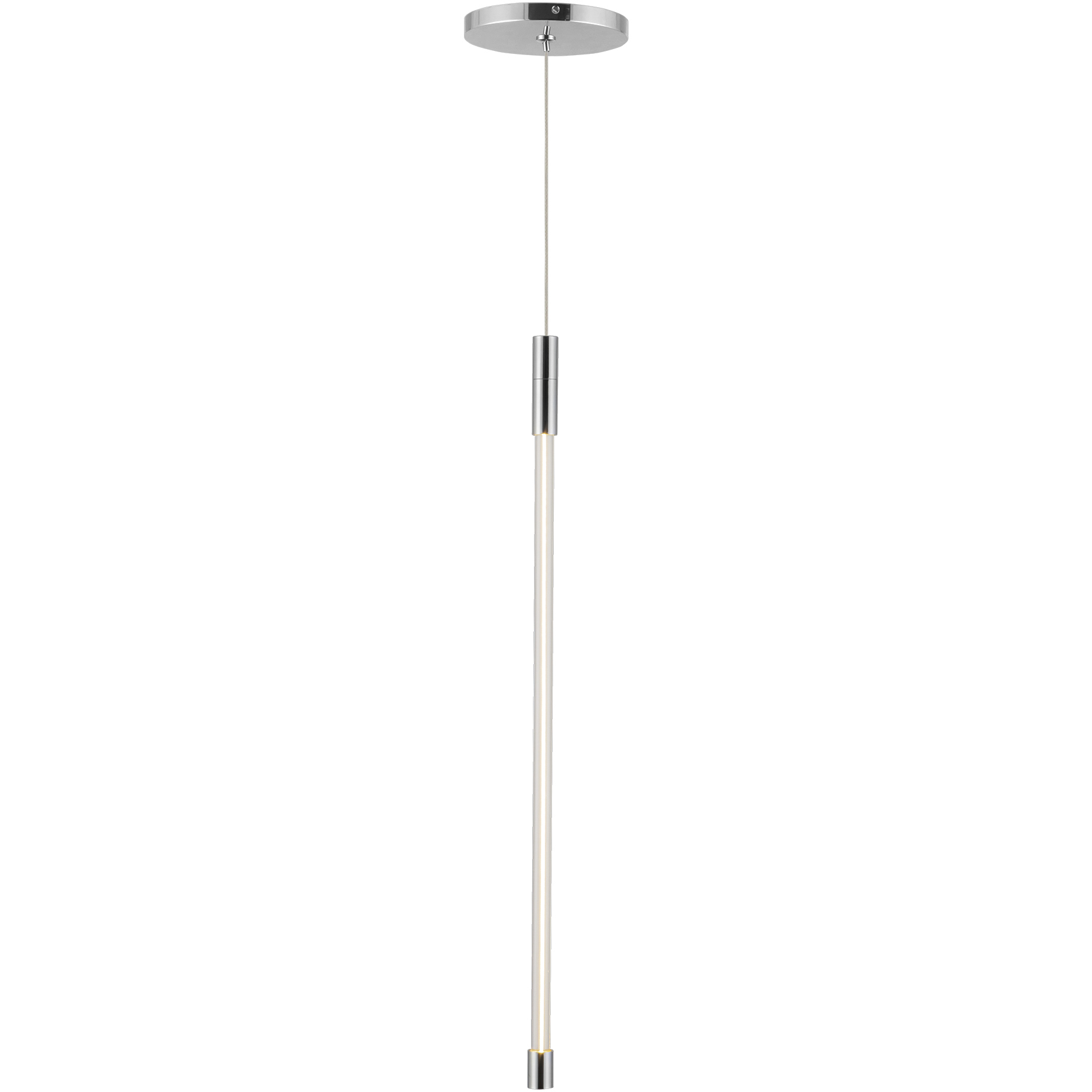 Motif LED 0.75 inch Chrome Pendant Ceiling Light