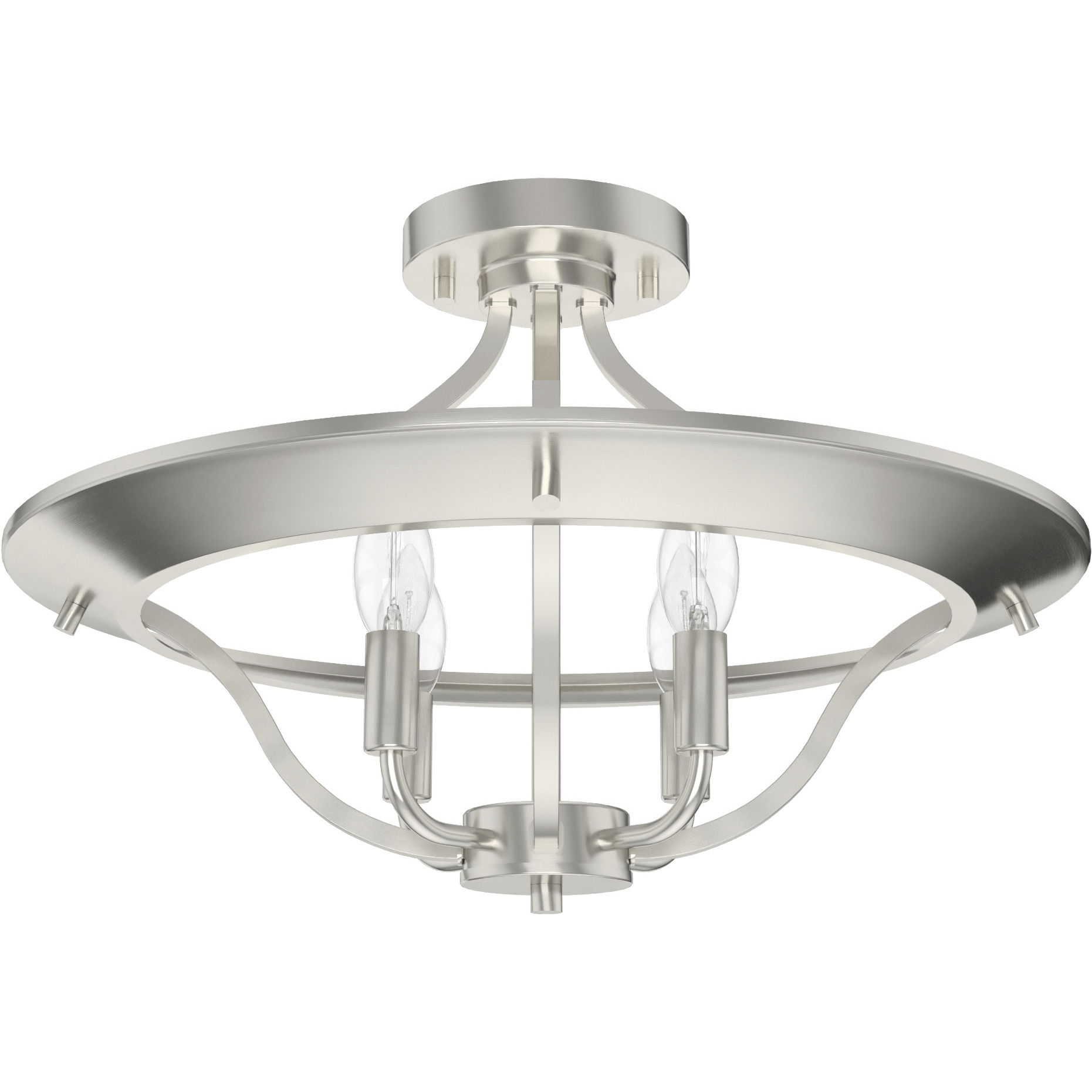 Perch Point 18 inch Semi-Flush Mount Ceiling Light