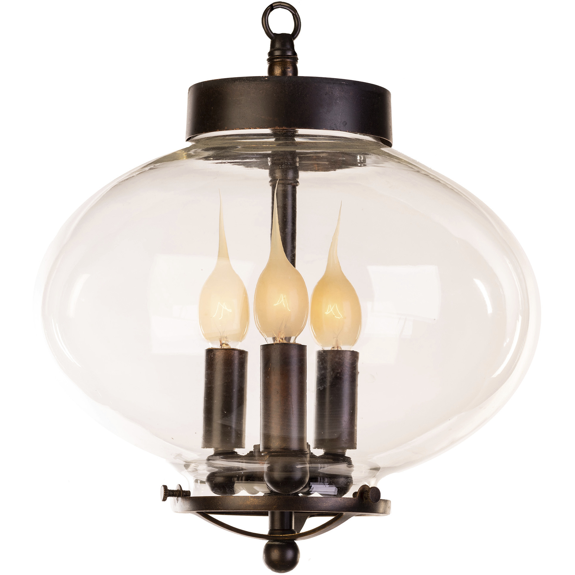 Lowcountry 3 Light Darkened Bronze Pendant Ceiling Light