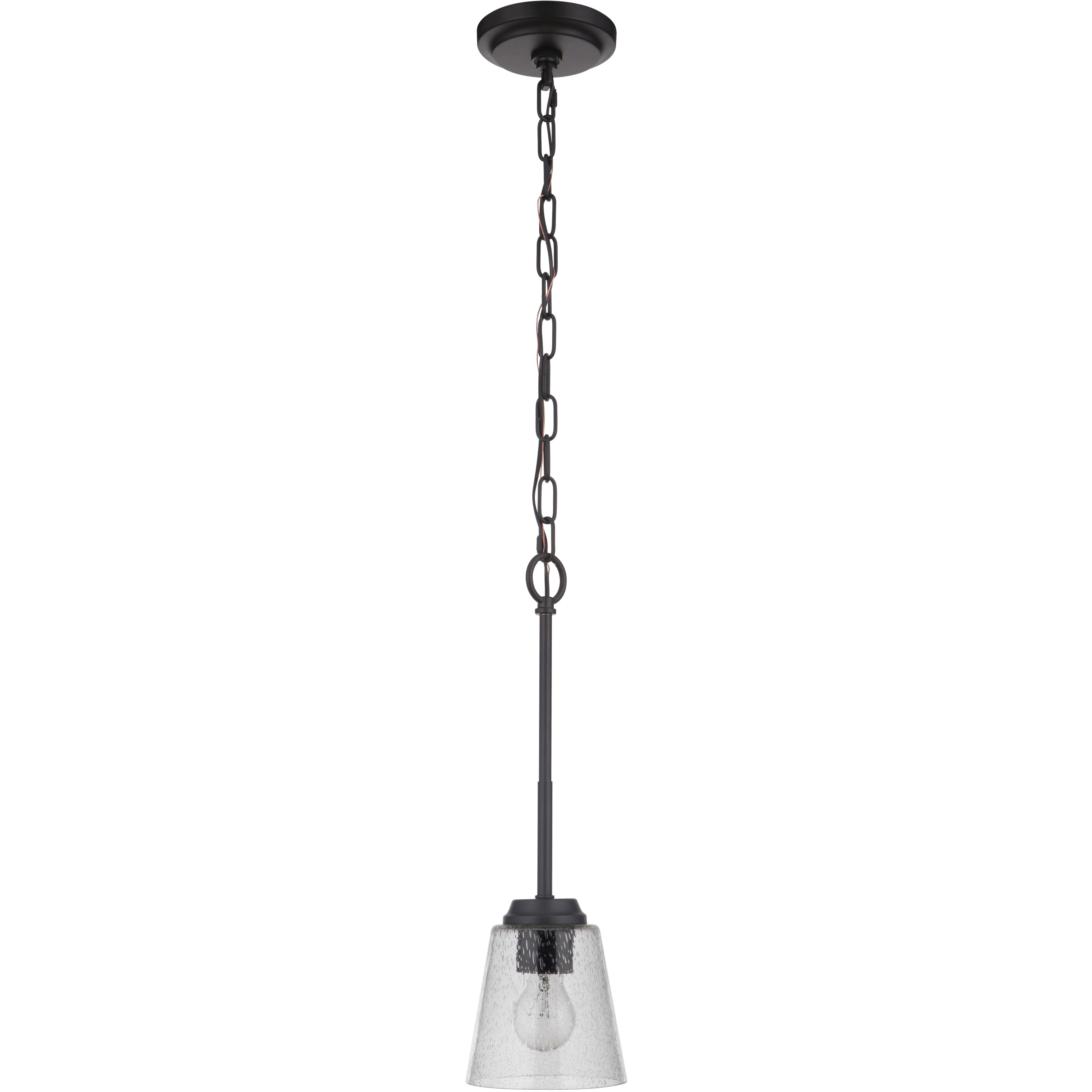 Neighborhood Tyler 1 Light 5.5 inch Flat Black Mini Pendant Ceiling Light, Neighborhood Collection