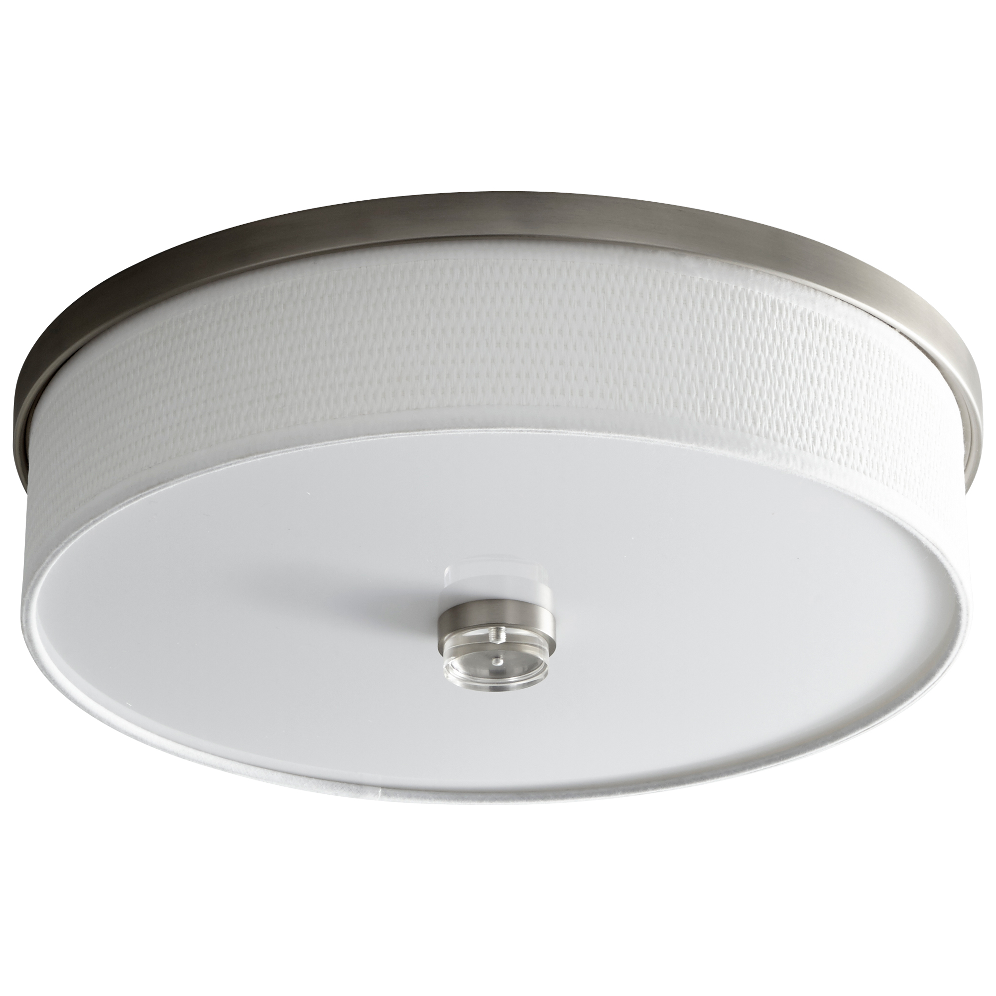 Echo 2 Light 15 inch Satin Nickel Flush Mount Ceiling Light