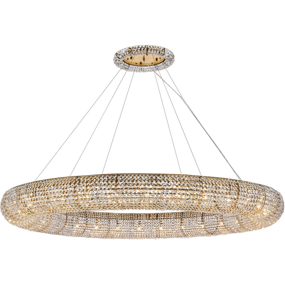 Paris 30 Light 71 inch Gold Chandelier Ceiling Light