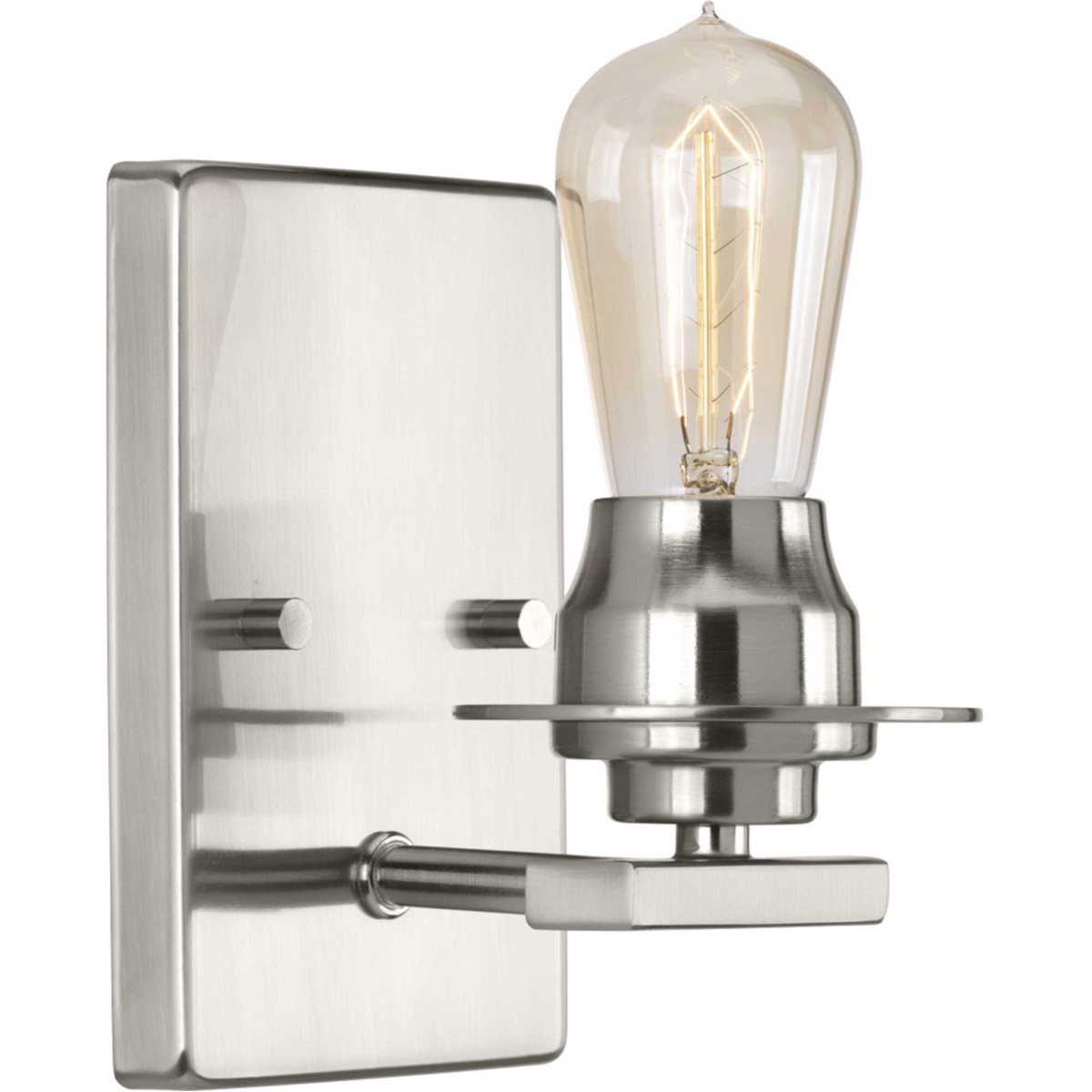 Debut 1 Light 5 inch Brushed Nickel Bath Vanity Wall Light, Design Series