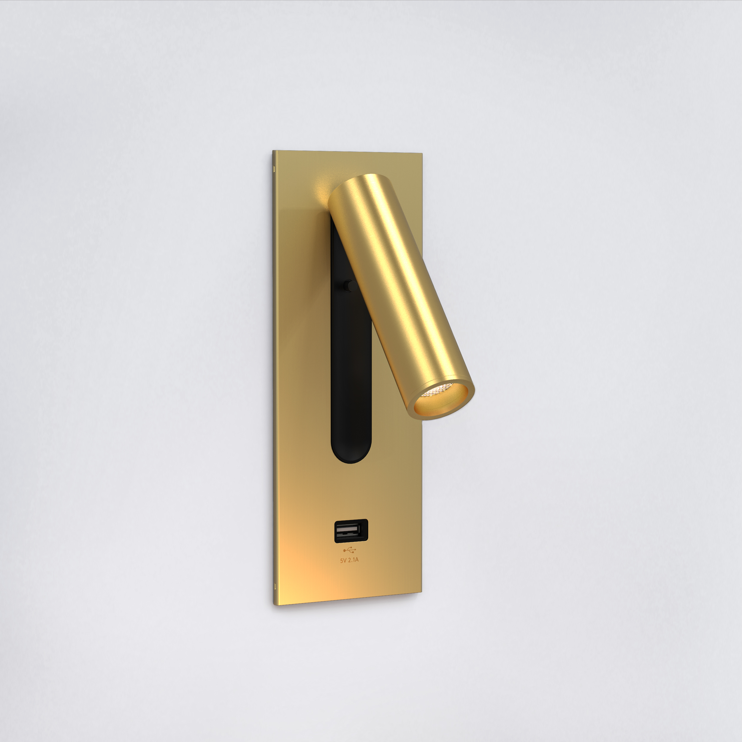 Fuse 4.02 inch Matte Gold Interior Reading Light Wall Light