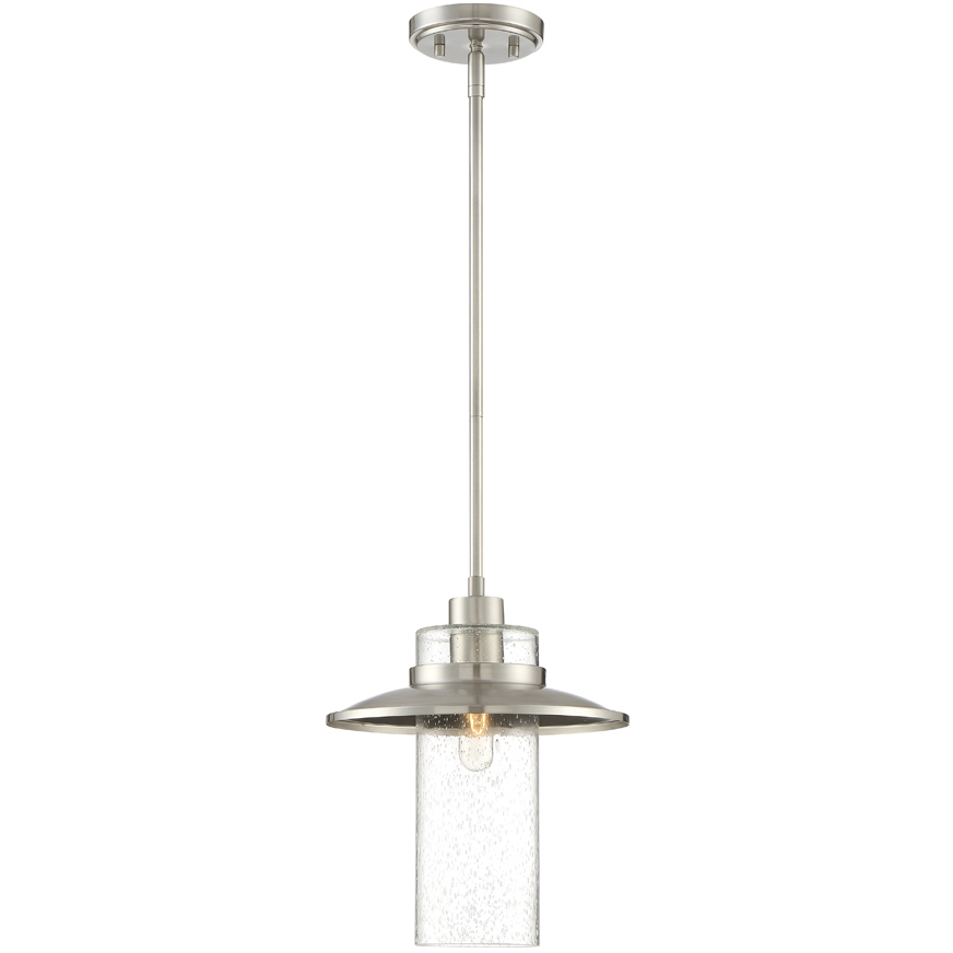 Dover 1 Light 11 inch Satin Platinum Pendant Ceiling Light