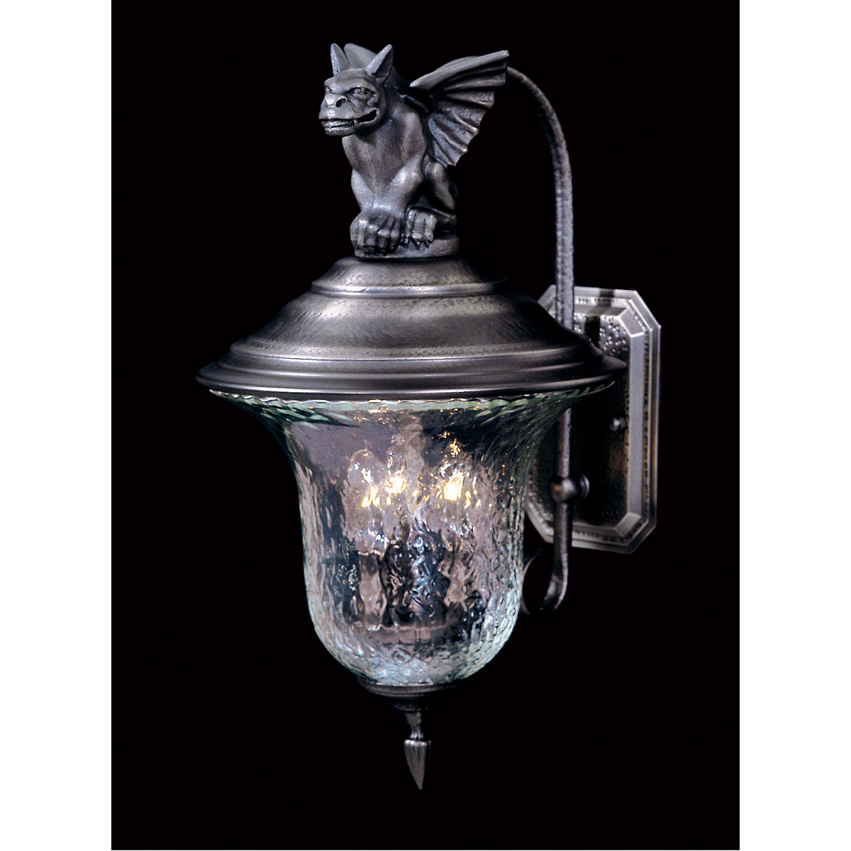 Carcassonne 3 Light 19 inch Iron Exterior Wall Mount