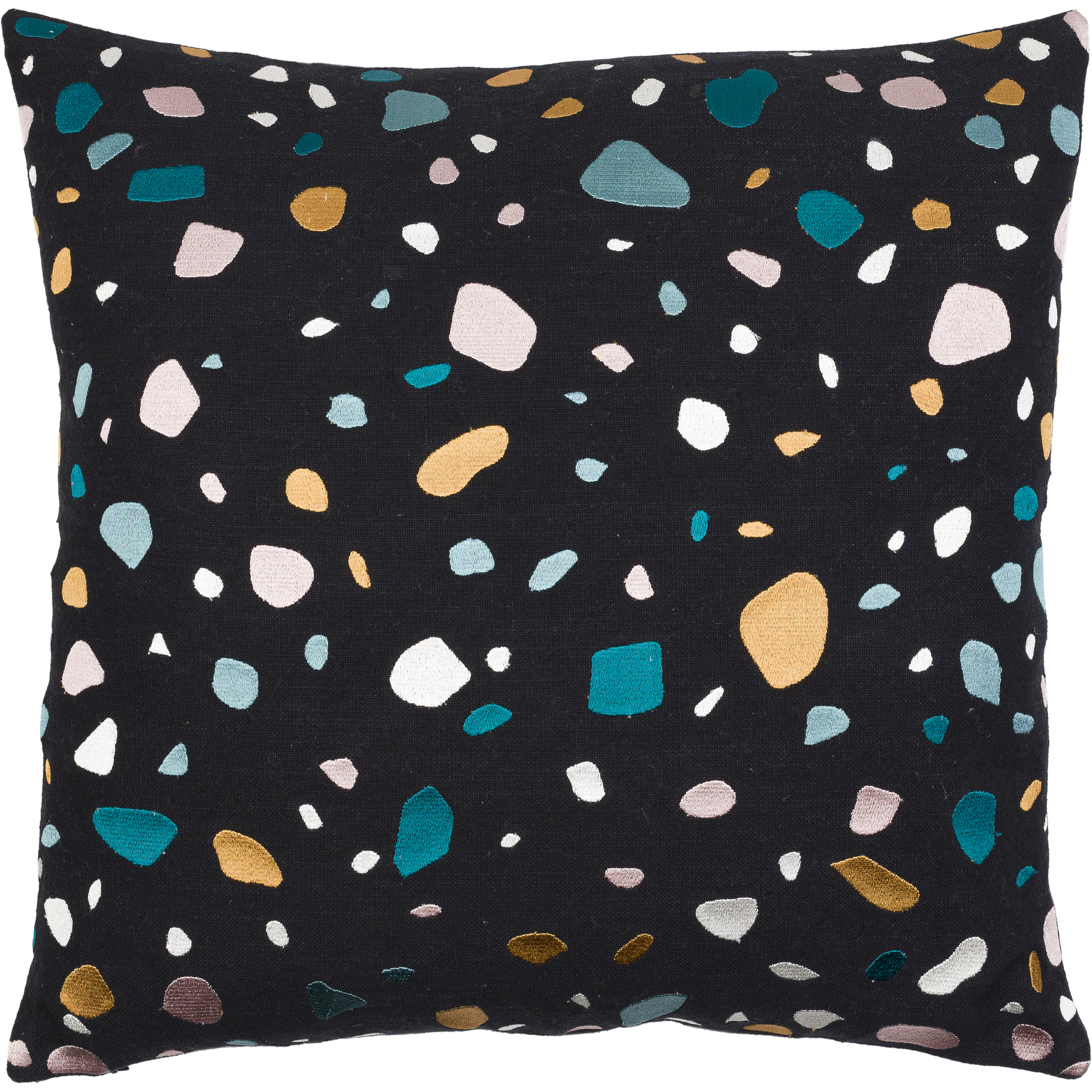 Terra 20 inch Black Pillow Kit in 20 x 20, Square