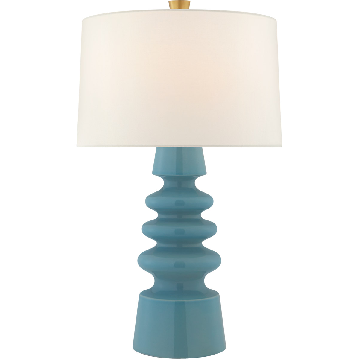Julie Neill Andreas 28.5 inch 100 watt Blue Jade Table Lamp Portable Light, Medium