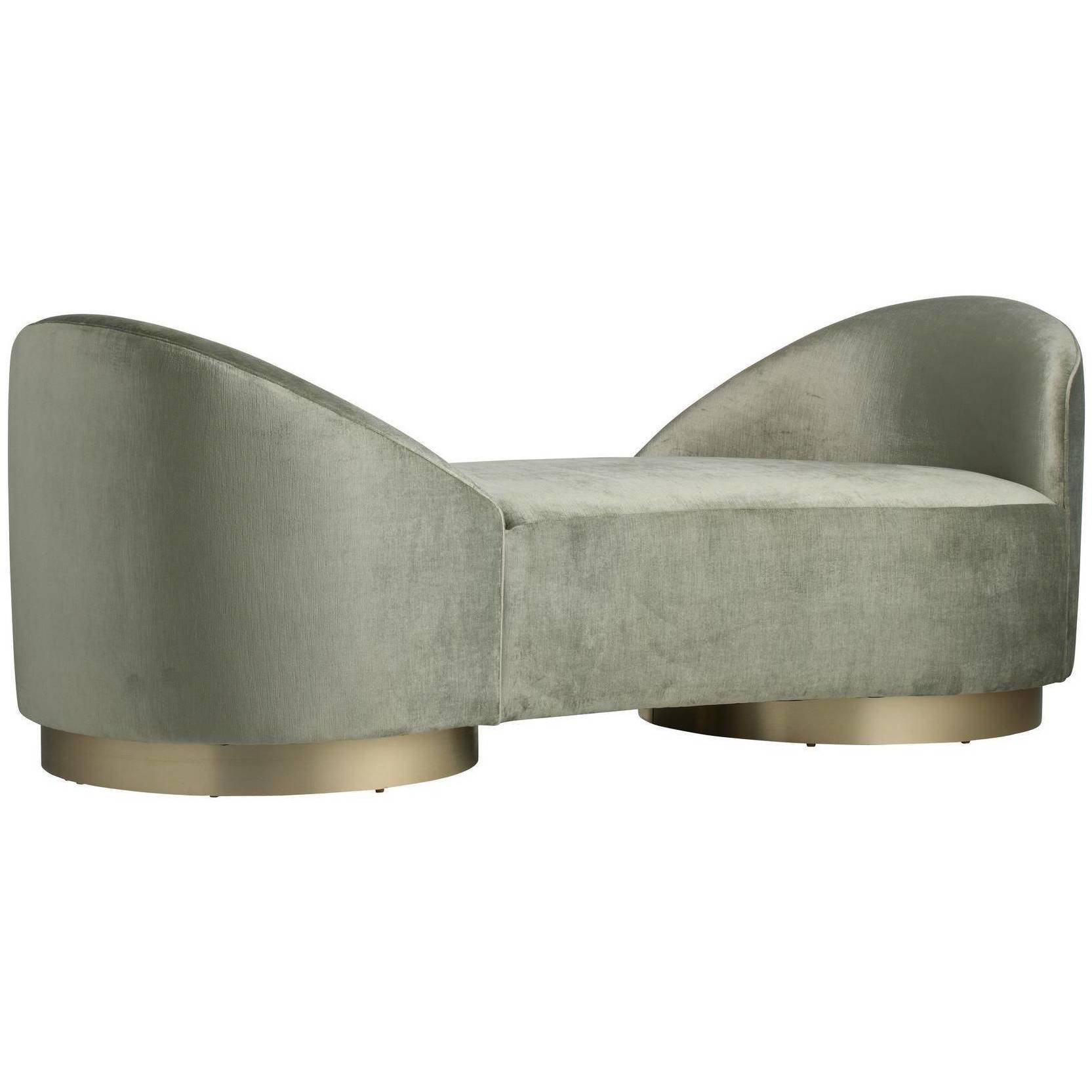 Selene Sage and Champagne Chaise