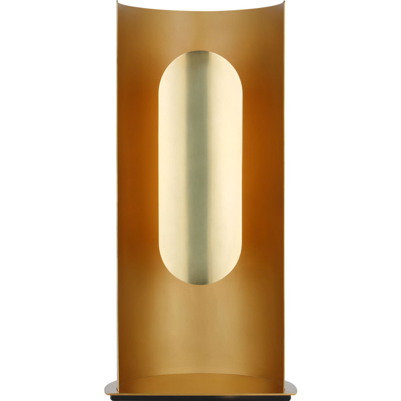 Peter Bristol Shielded 24 inch 13.4 watt Hand Rubbed Antique Brass Table Lamp Portable Light
