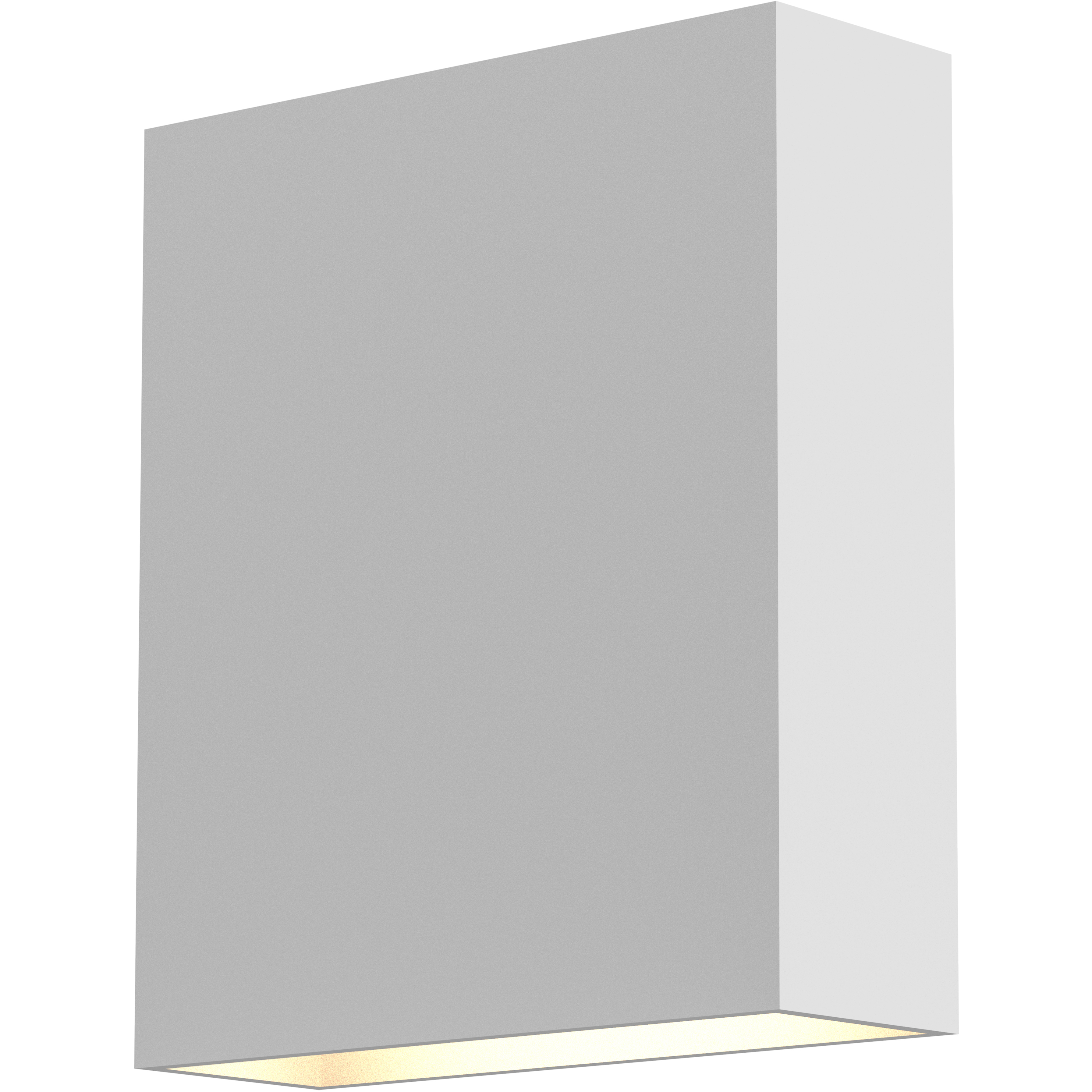 Flat Box LED 7 inch Textured White Indoor-Outdoor Sconce
