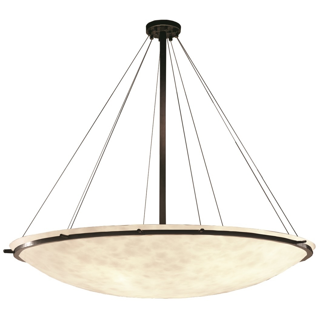 Clouds 8 Light 51 inch Dark Bronze Pendant Ceiling Light in Incandescent, Bowl