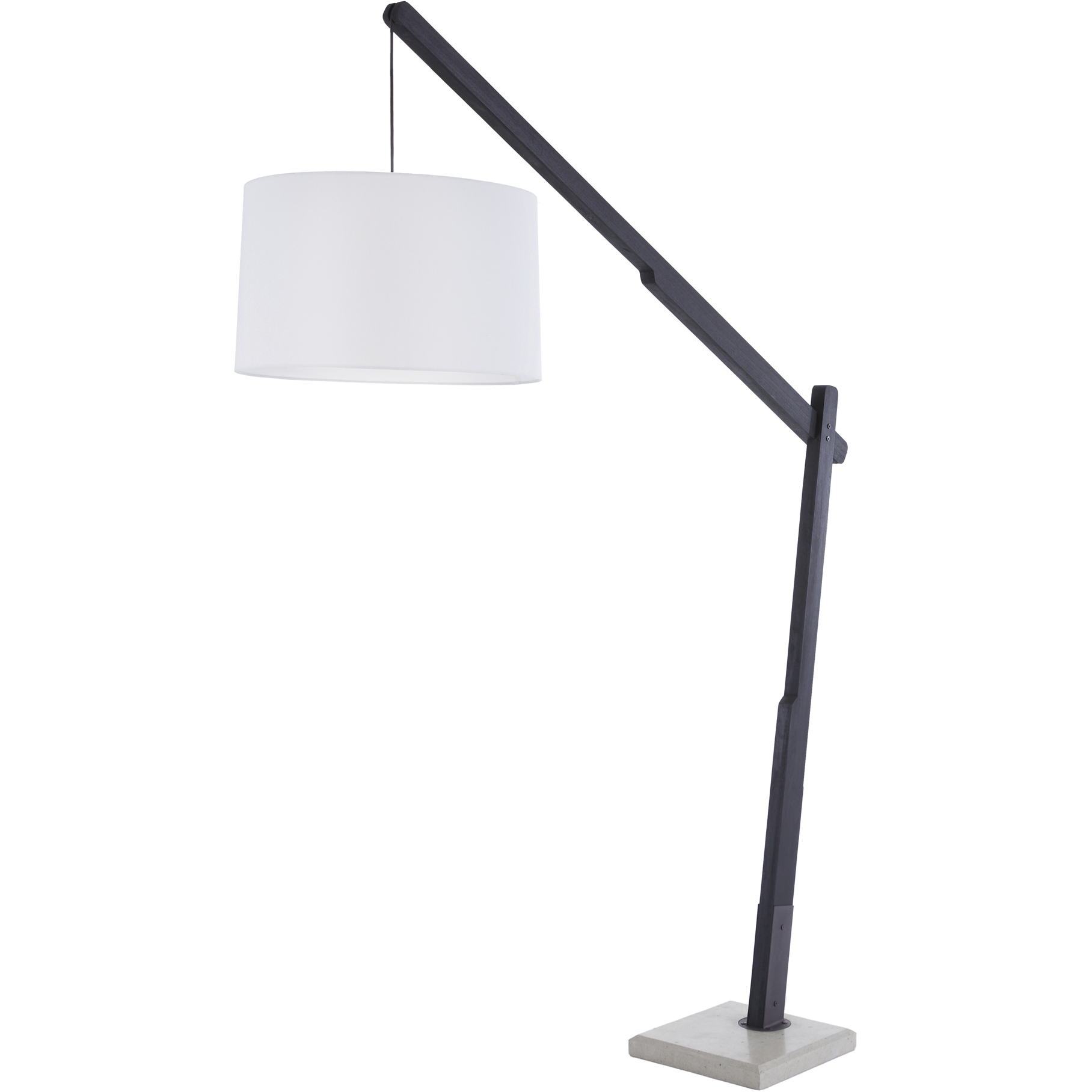 Sarsa 93 inch 150 watt Ebony Floor Lamp Portable Light