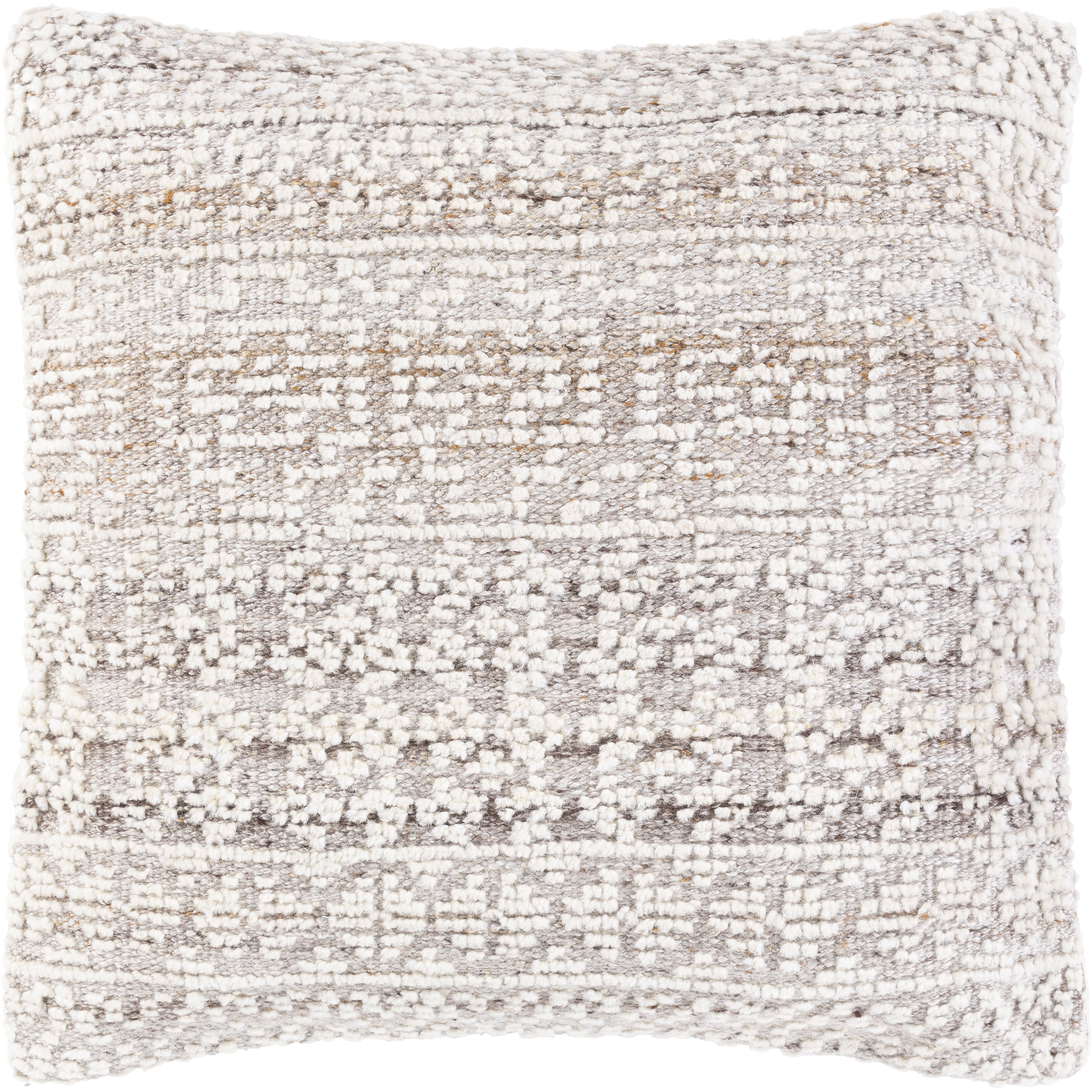 Nobility 22 X 22 inch Beige Pillow Kit, Square