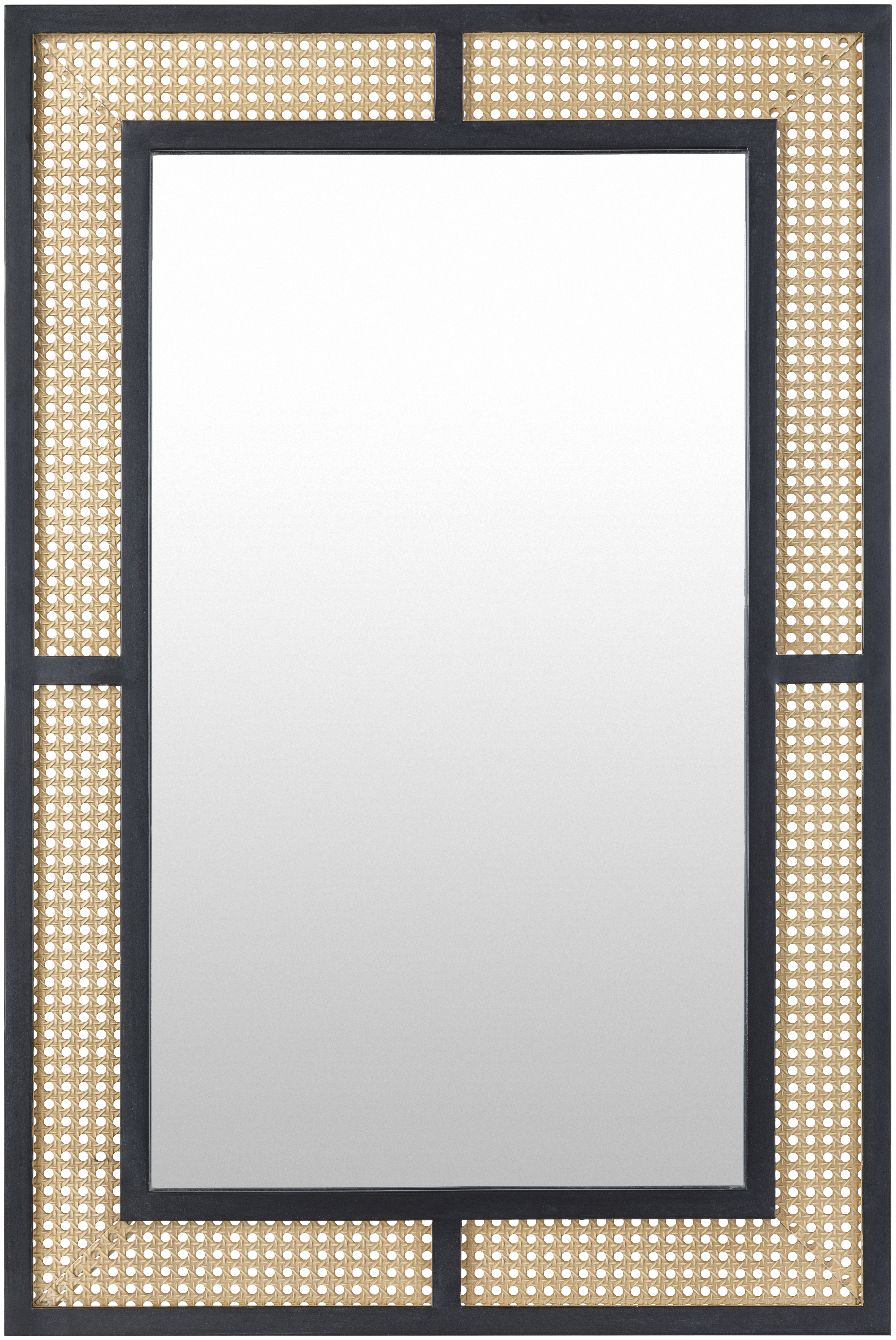 Anassa 36 X 24 inch Black Mirror, Rectangle