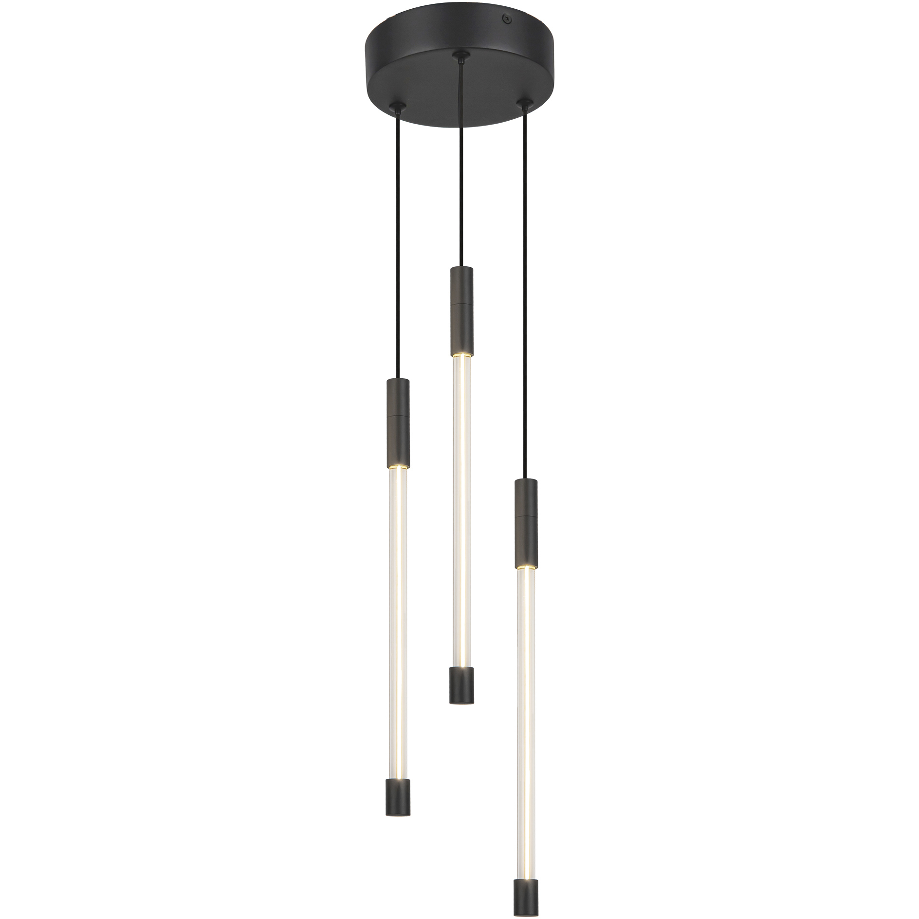 Motif LED 5.5 inch Black Multi Pendant Ceiling Light
