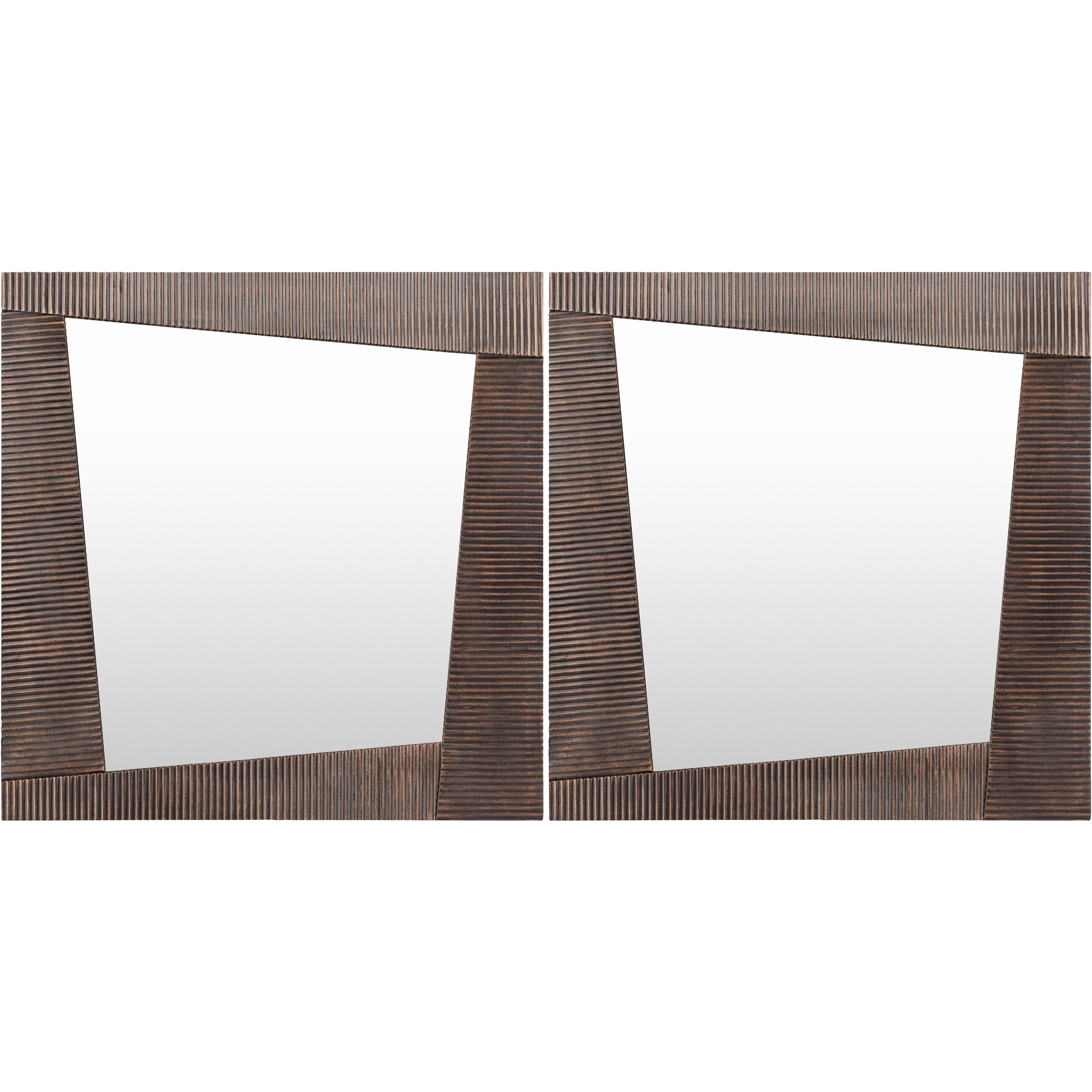 Rendezvous Light Grey Mirror Set