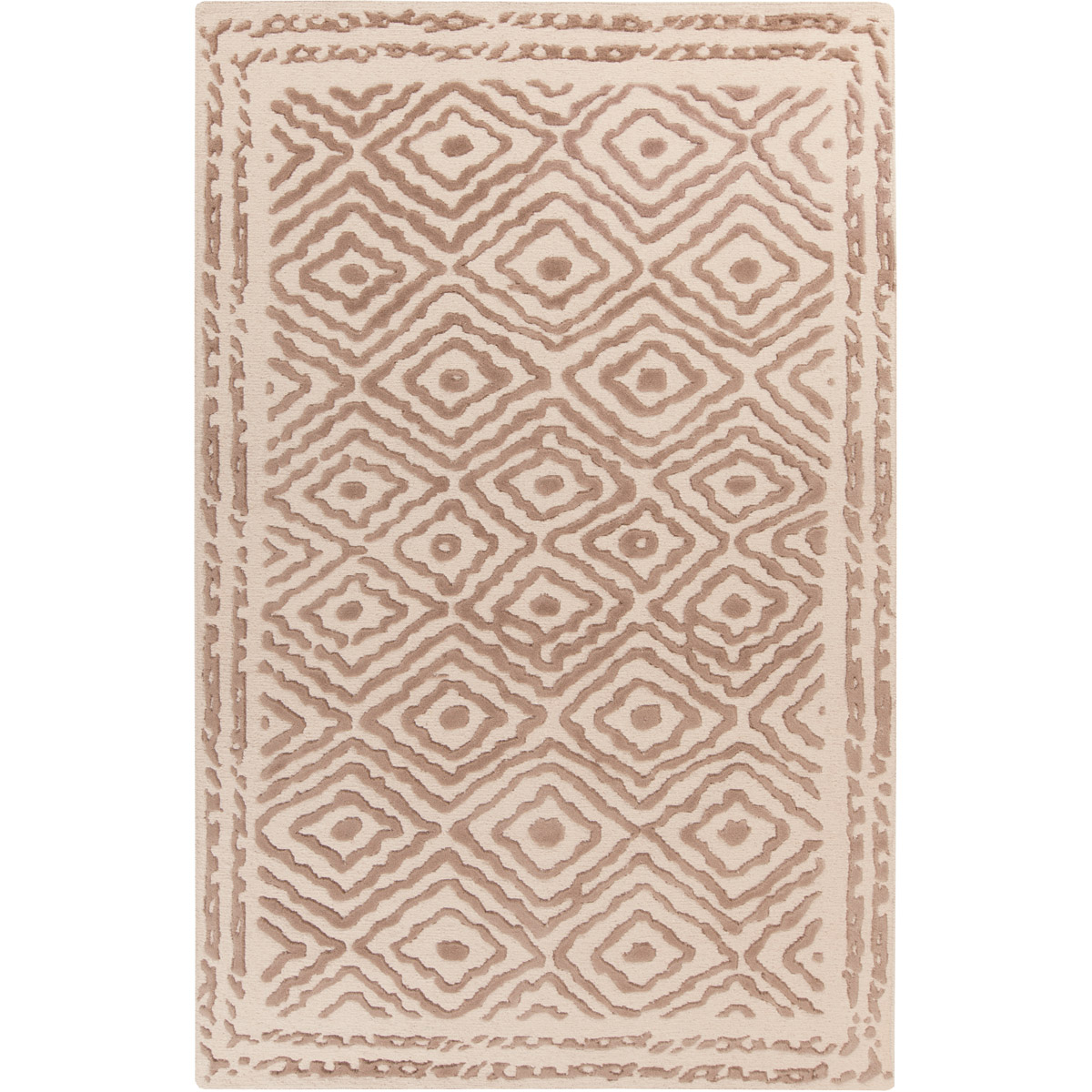 Atlas 96 X 60 inch Tan, Beige Rug