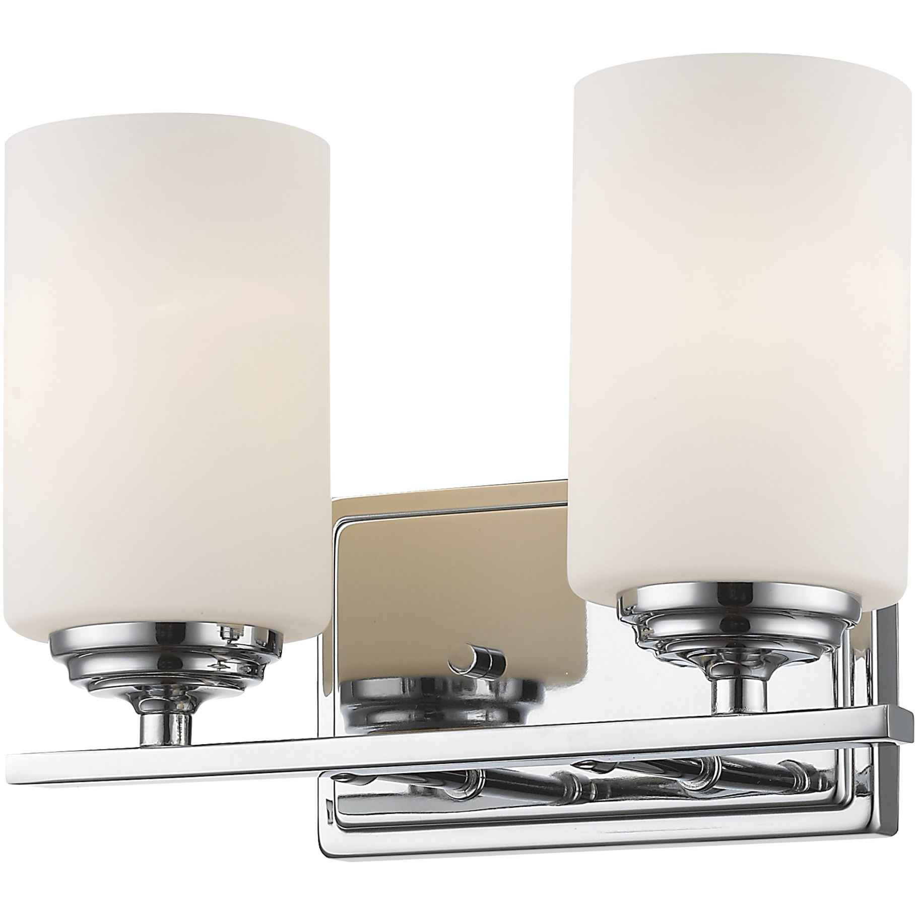 Bordeaux 2 Light 11.38 inch Chrome Vanity Wall Light