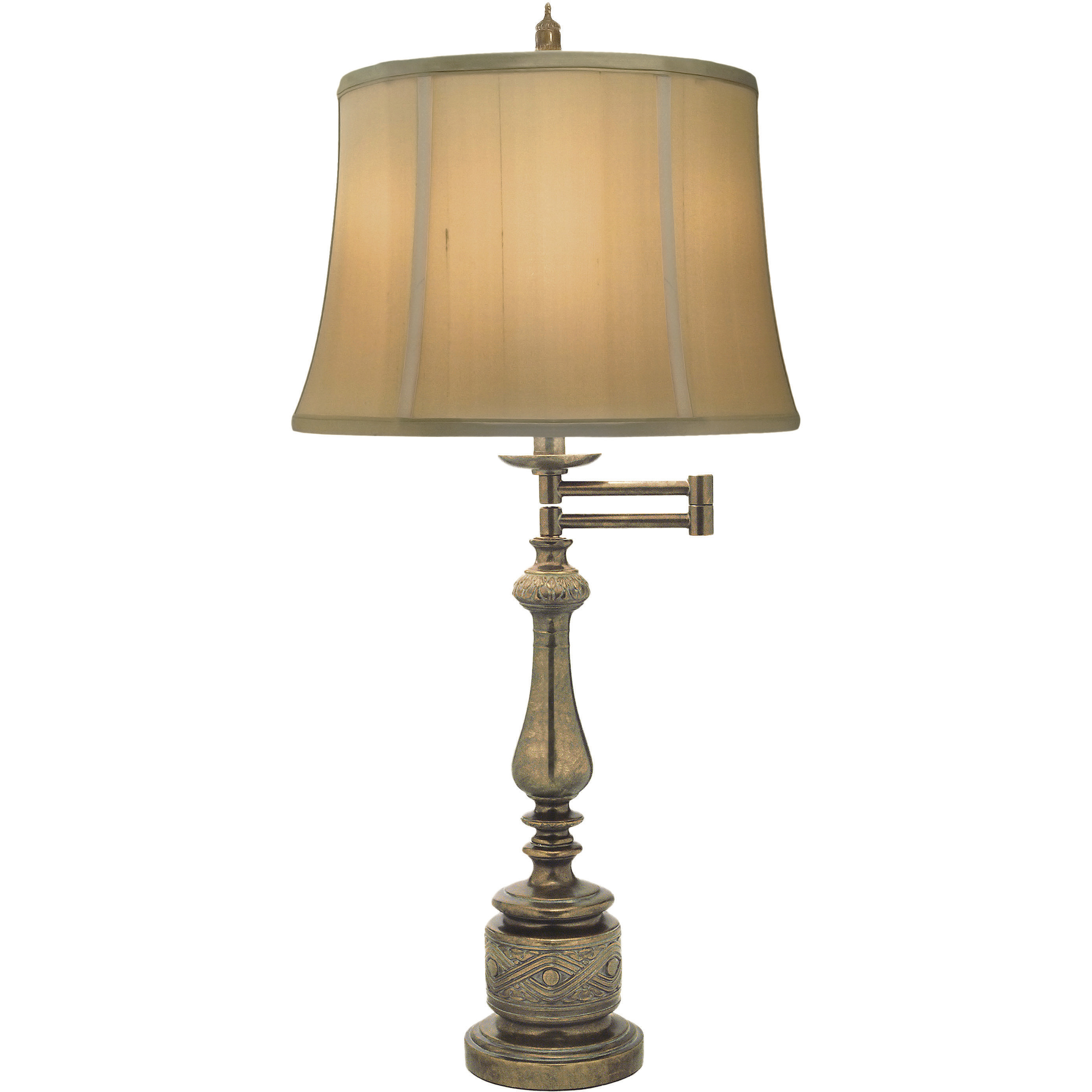Ellie 34 inch 150 watt Tortoise Shell Table Lamp Portable Light