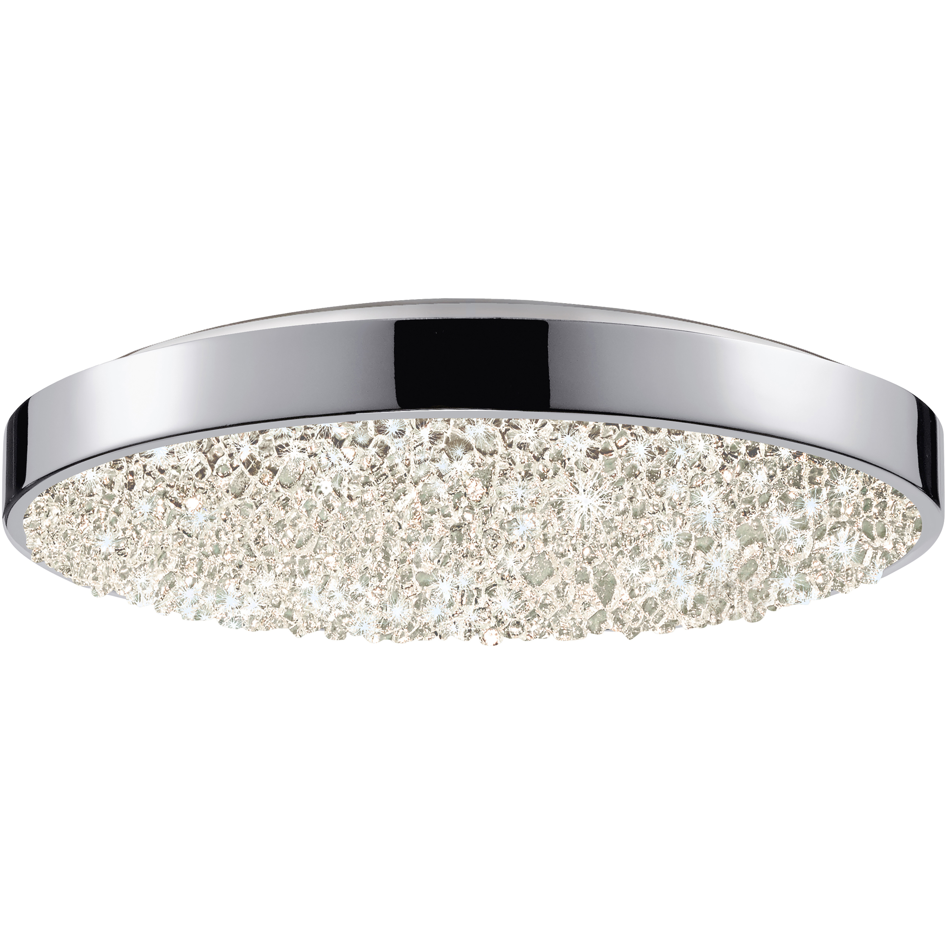 Dazzle LED 12 inch Polished Chrome Surface Mount Ceiling Light