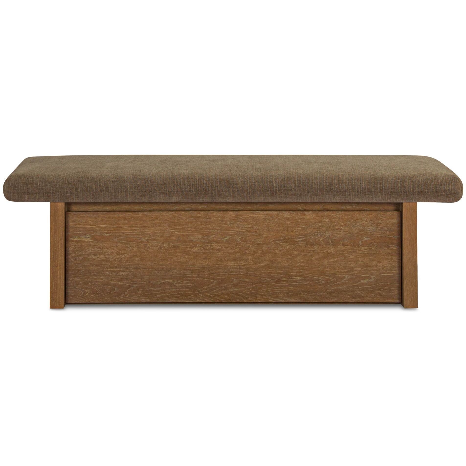 Gemma FO Taupe Storage Bench