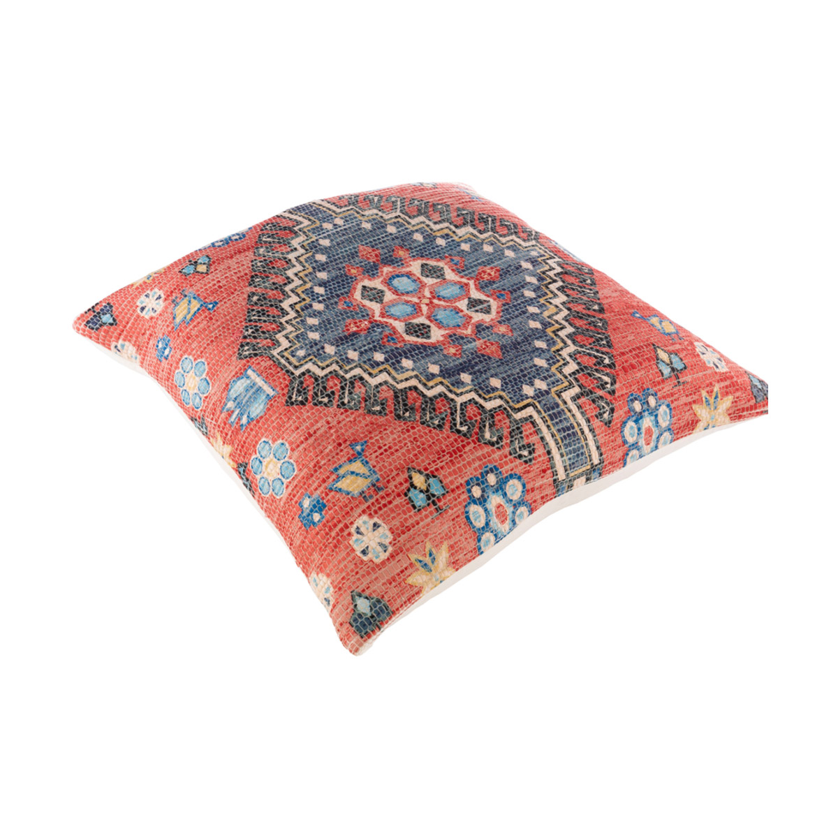 Devonshire 26 X 26 inch Beige/Bright Red/Saffron/Navy/Sky Blue/Ink/Denim Pillow Cover