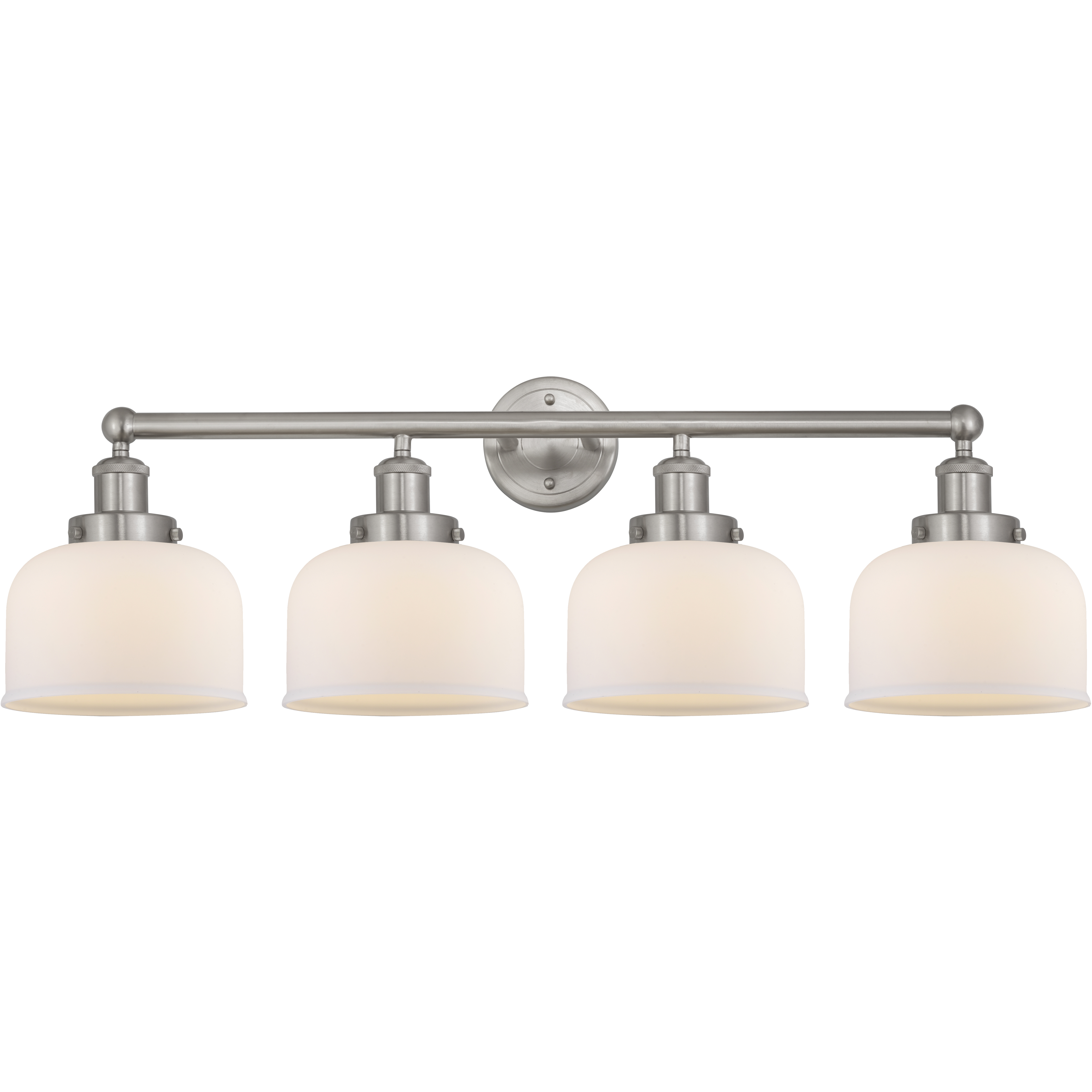 Bell 4 Light 33.5 inch Brushed Satin Nickel Bath Vanity Light Wall Light
