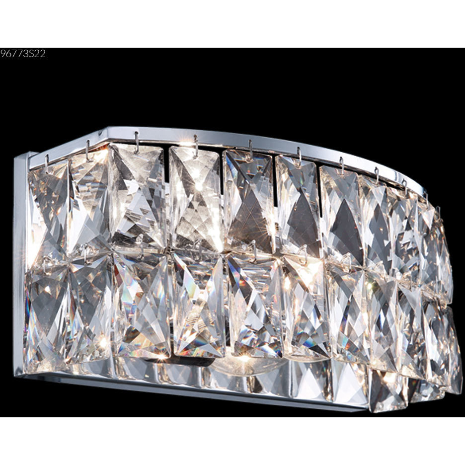 Zoe 2 Light 11 inch Silver Vanity Light Wall Light