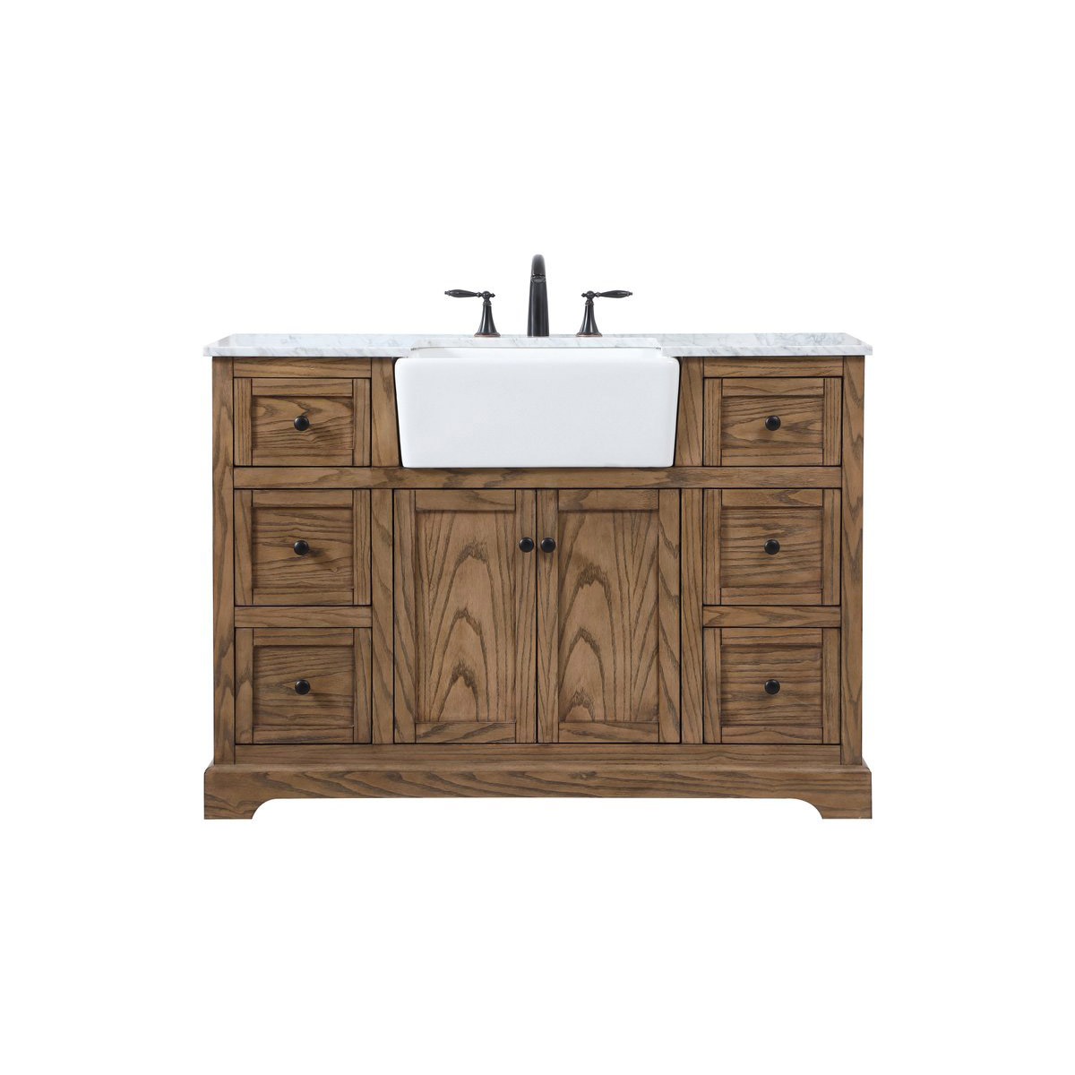 Franklin 48 X 22 X 34.75 inch Driftwood Bathroom Vanity Cabinet