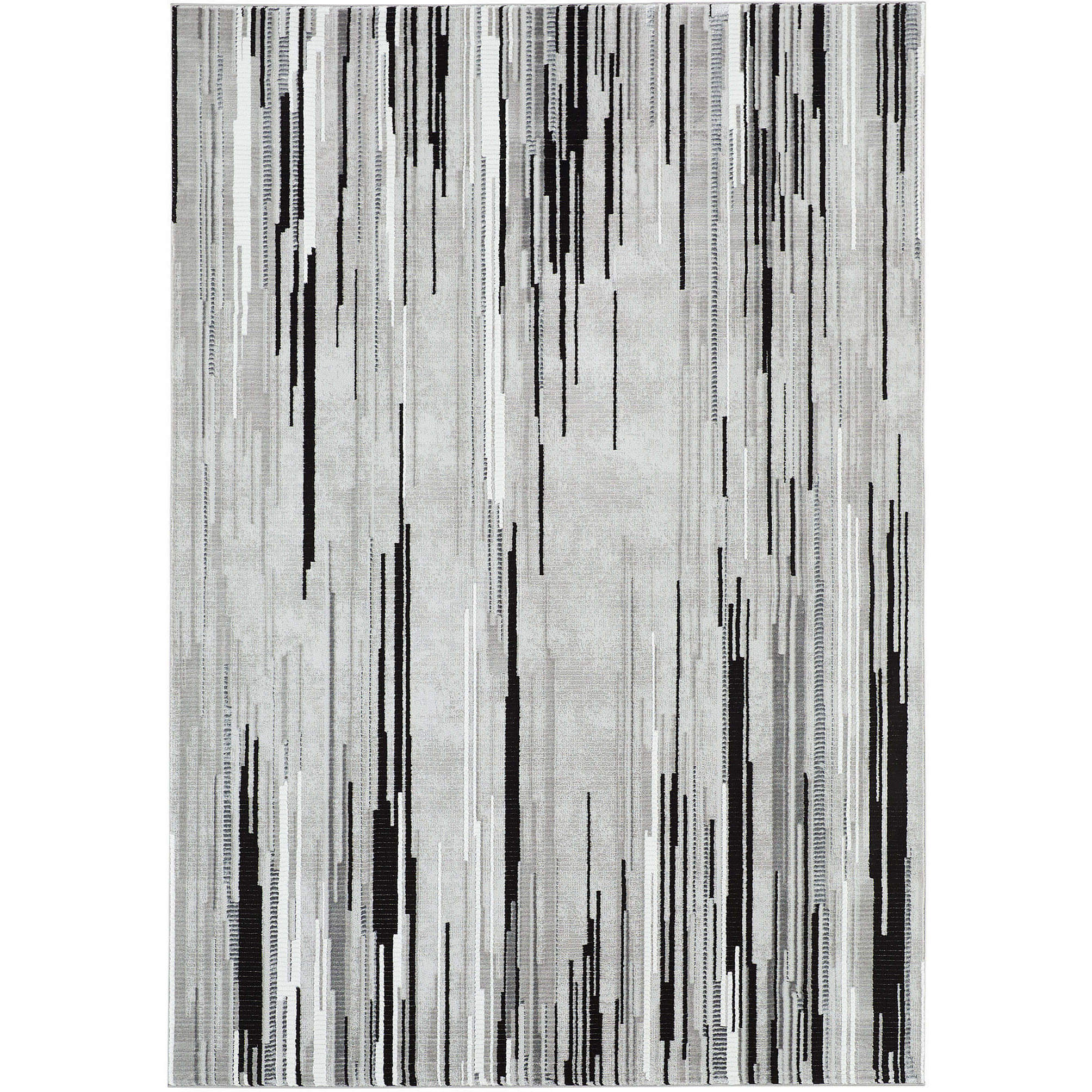 Sesia 114 X 79 inch Black/Grey Rug in 6 x 9
