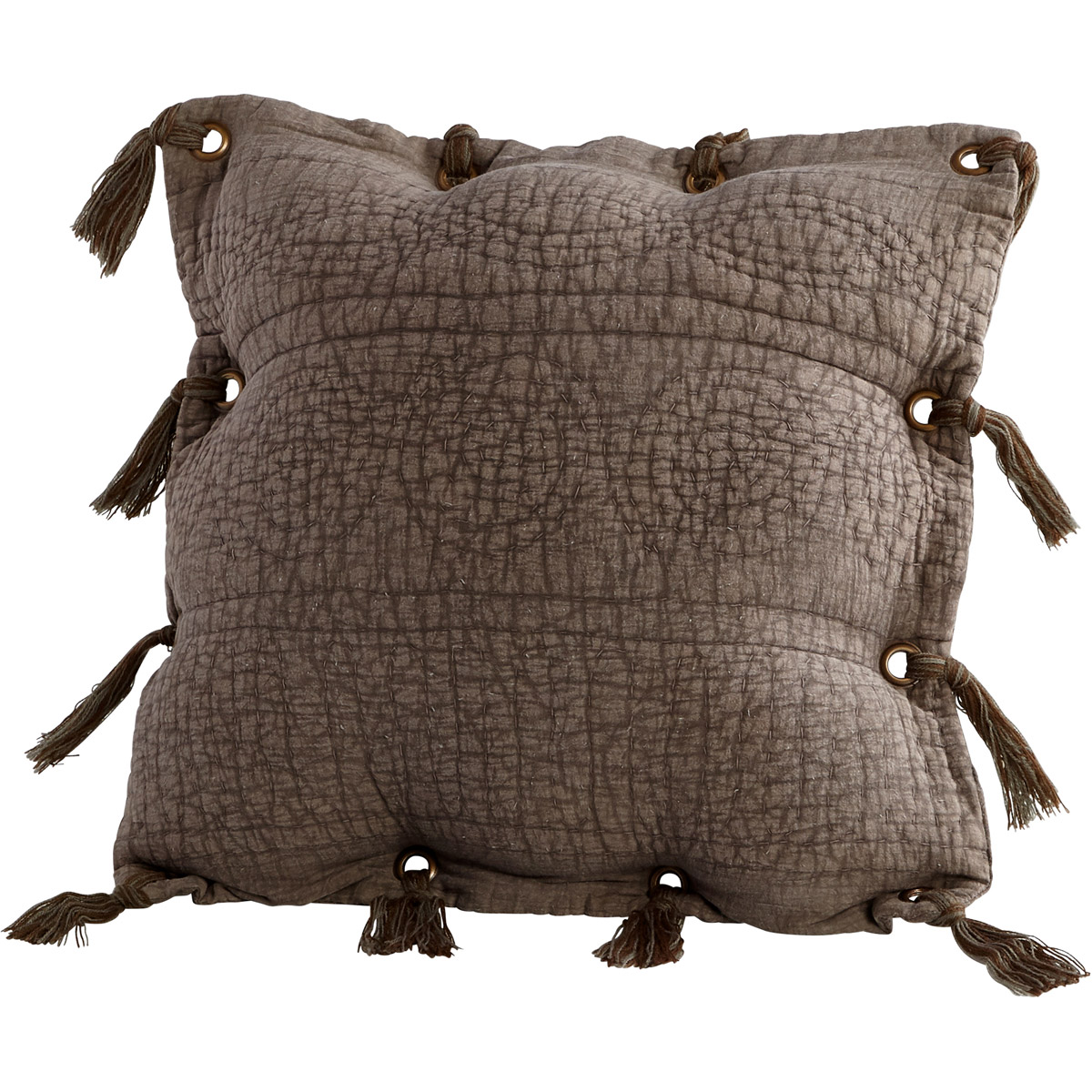 Ella 18 X 18 inch Grey Pillow Cover